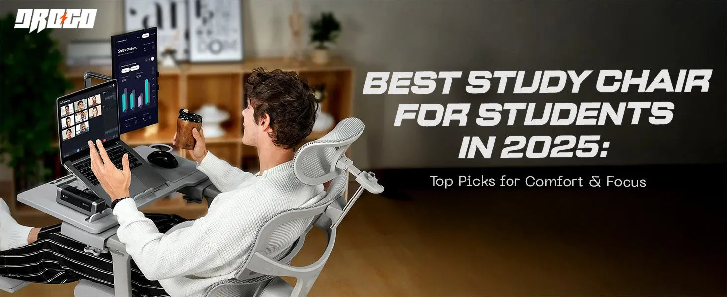 Best Study Chair for Students in 2025: Top Picks for Comfort & Focus Drogo India