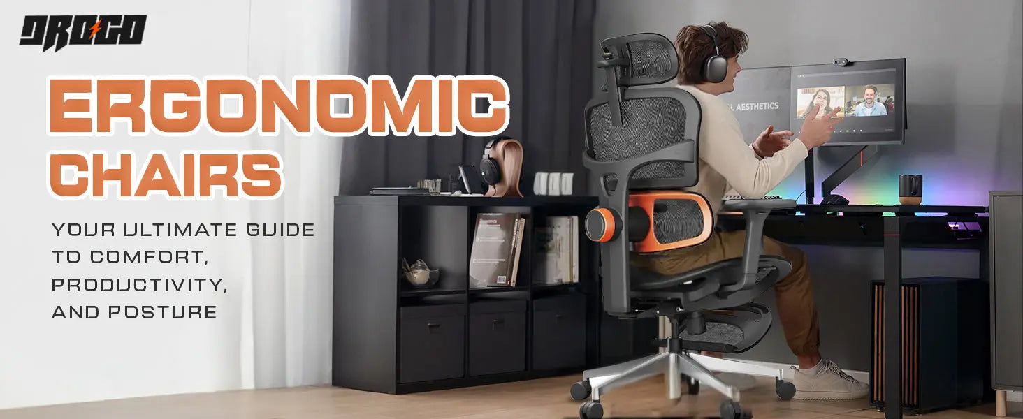 Ergonomic Chair Your Ultimate Guide to Comfort, Productivity, and Posture Drogo India