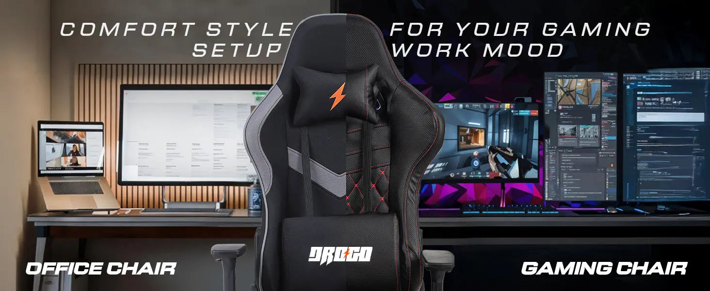 Office Chair vs Gaming Chair: Which One Is Right for You? Drogo India