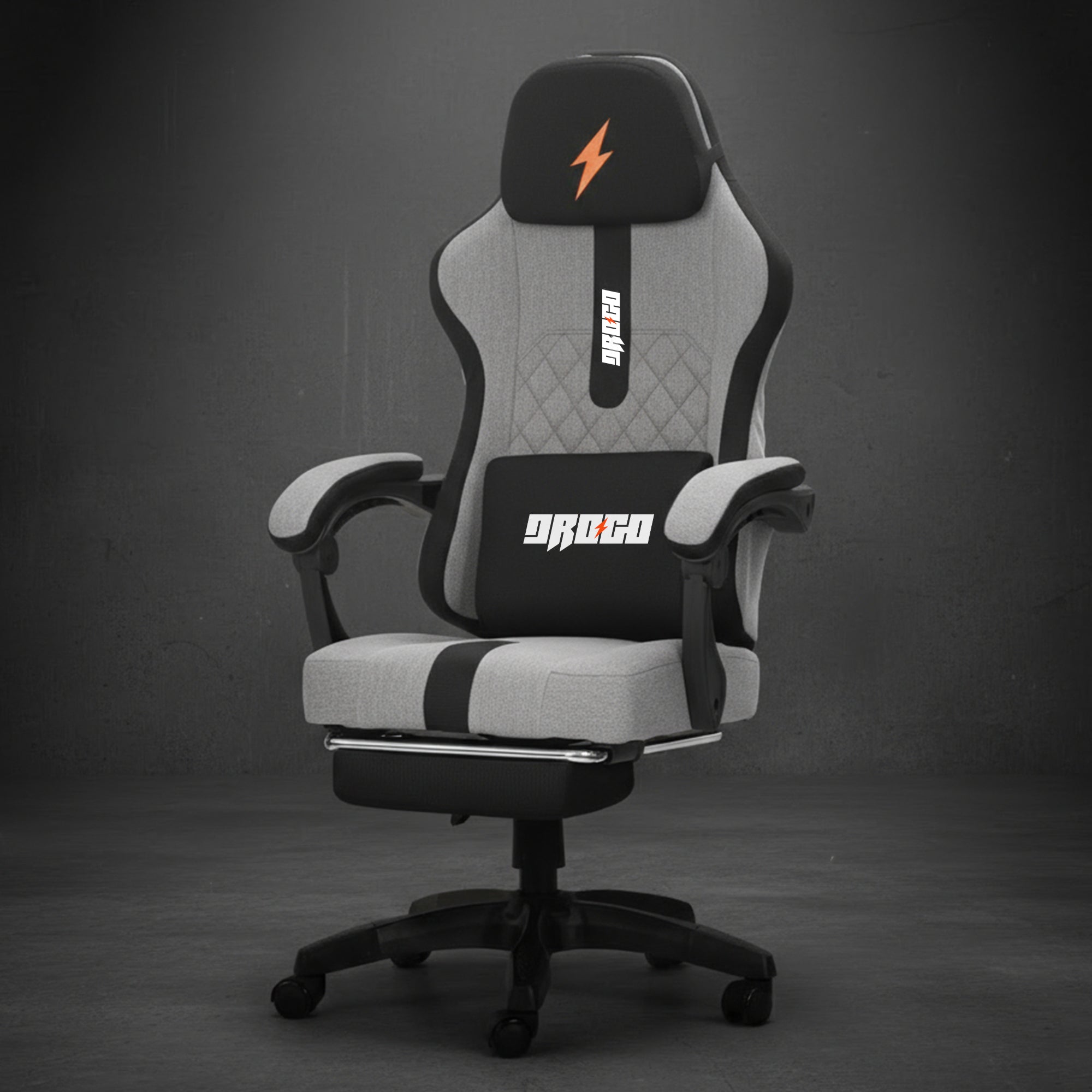 Drogo ComfortMax Ergonomic Gaming Chair with Breathable Fabric, Adjustable Neck