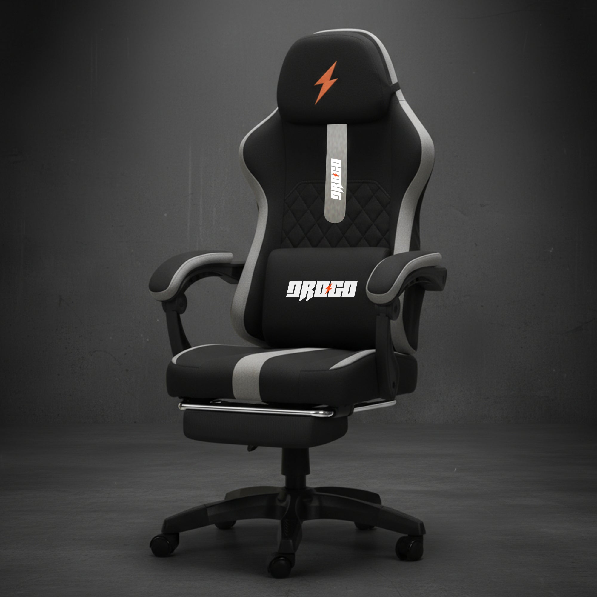 Drogo ComfortMax Ergonomic Gaming Chair with Breathable Fabric, Adjustable Neck