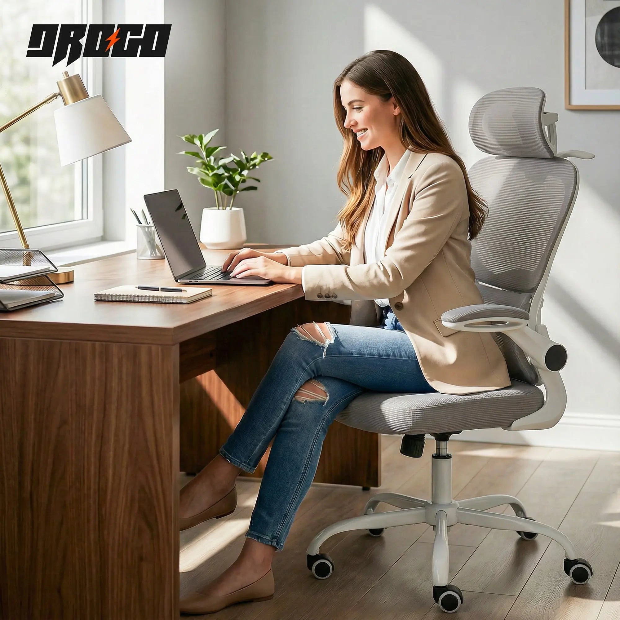 Drogo Aerofly Ergonomic Office Chair For Work From Home Drogo India