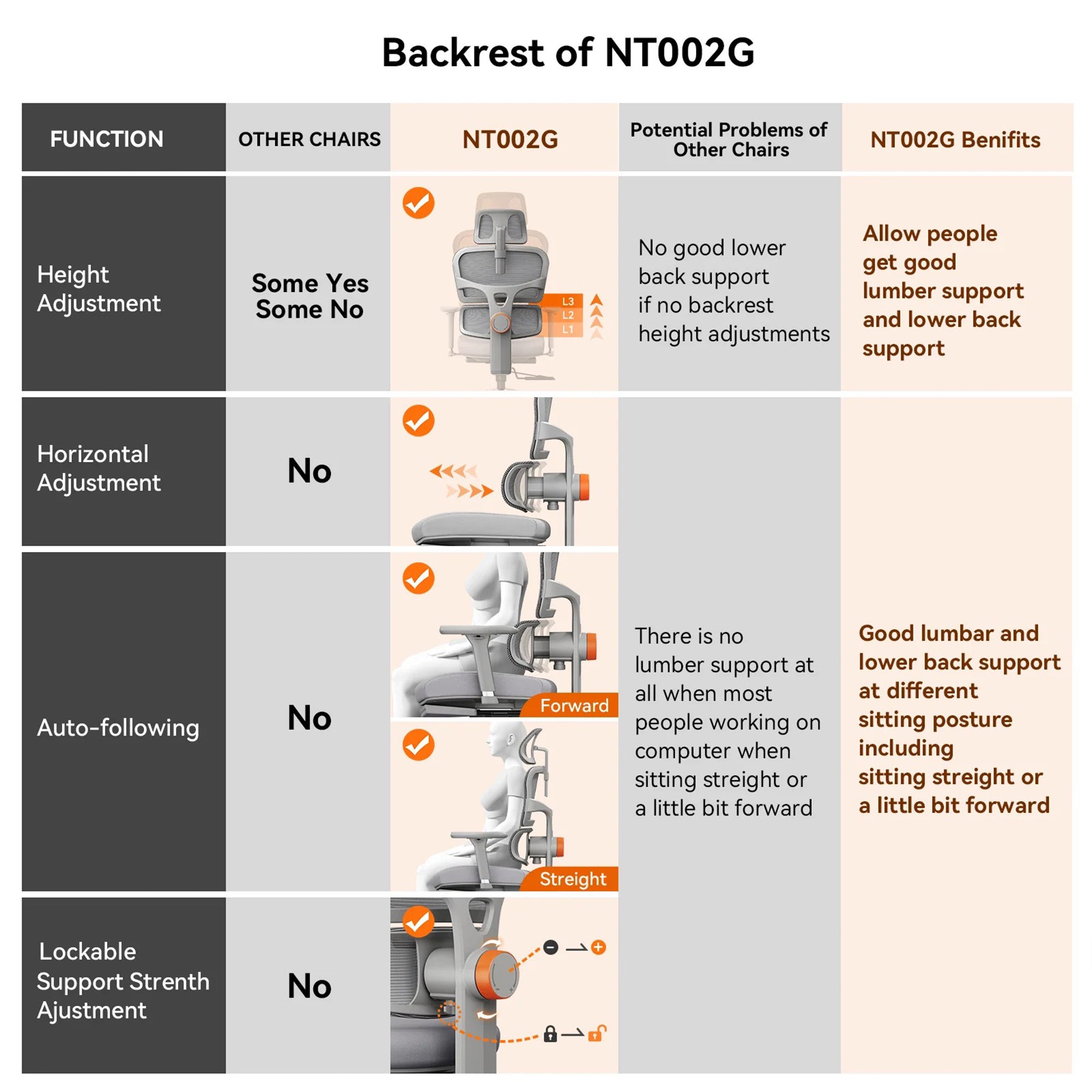 Drogo SitSmart Ergonomic Office Chair for Work from Home