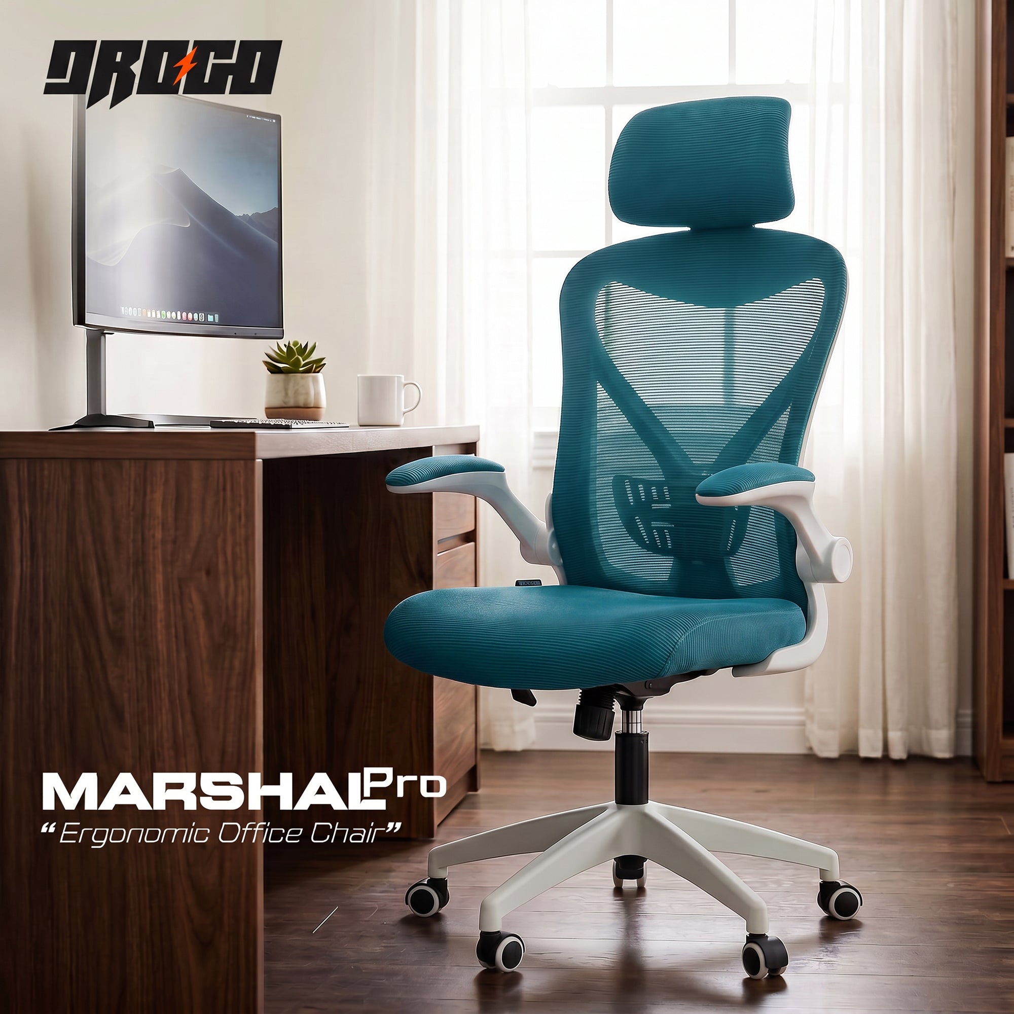 Drogo Marshal Pro Premium Ergonomic Office Chair for Work from Home