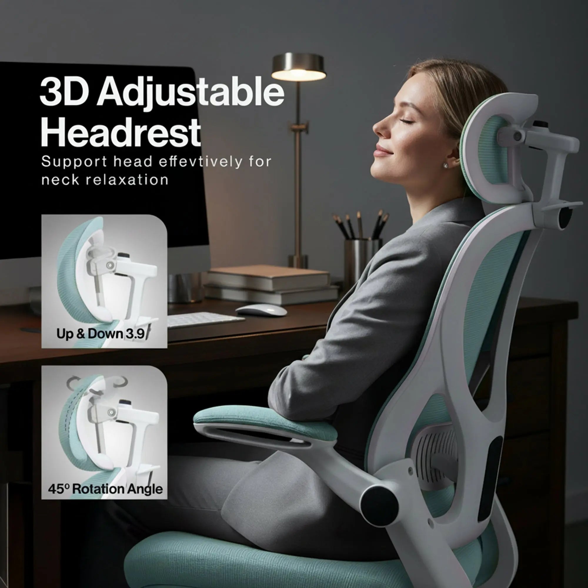 Pre Order Drogo ErgoFlex Ergonomic Office Chair for Work from Home Drogo Ergonomics