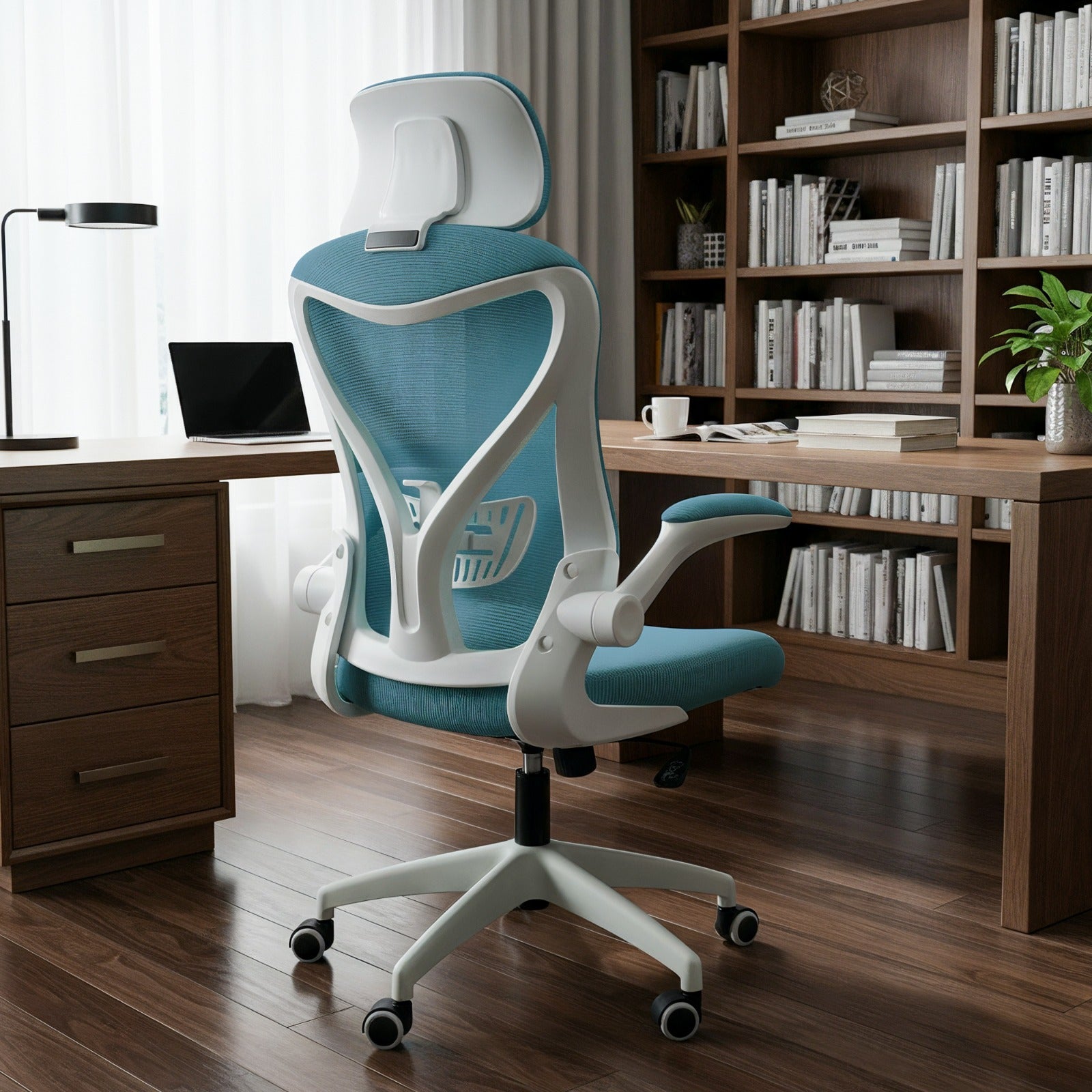 Drogo Marshal Pro Premium Ergonomic Office Chair for Work from Home, Flip-up Armrest