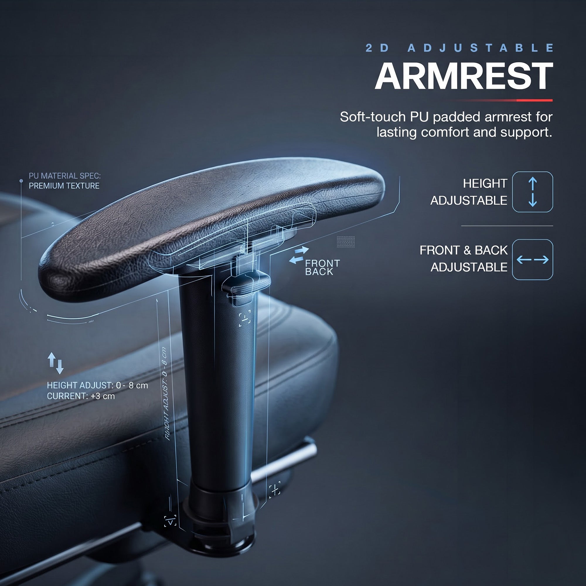 Drogo Alpha-X Premium Ergonomic Gaming Chair with Footrest