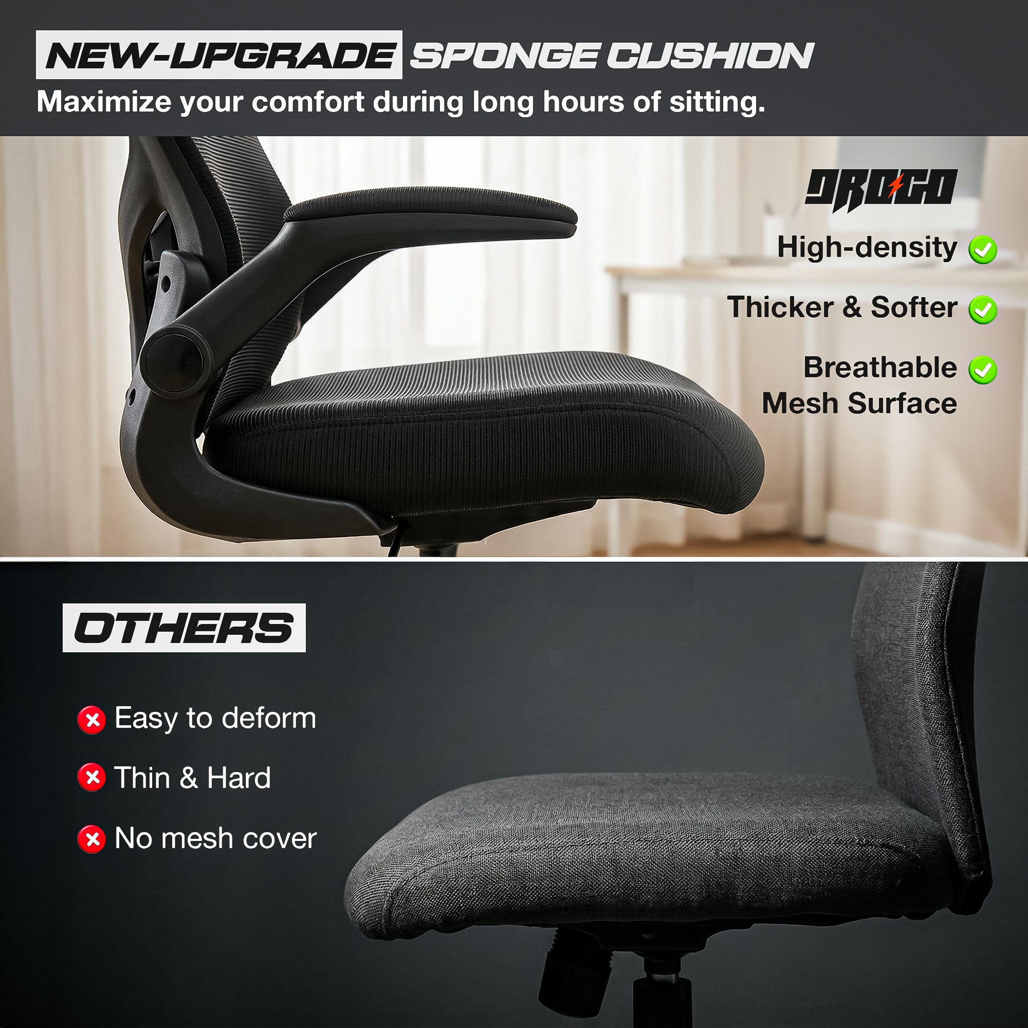 Drogo Marshal Pro Premium Ergonomic Office Chair for Work from Home