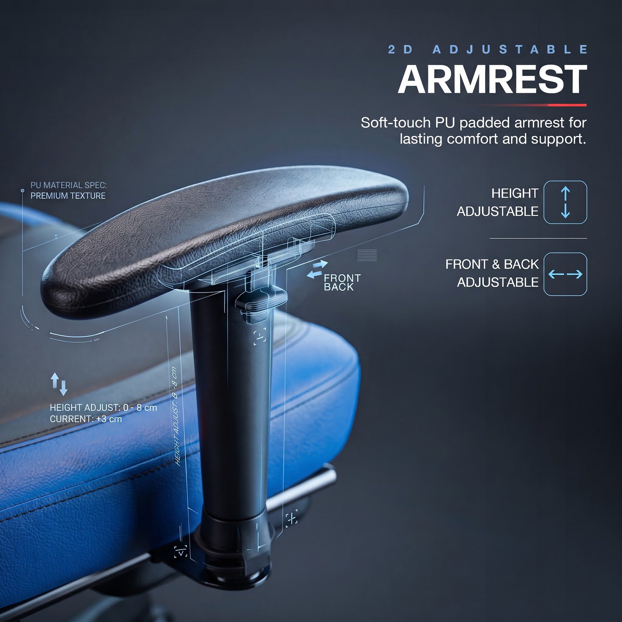 Drogo Alpha-X Premium Ergonomic Gaming Chair with Footrest