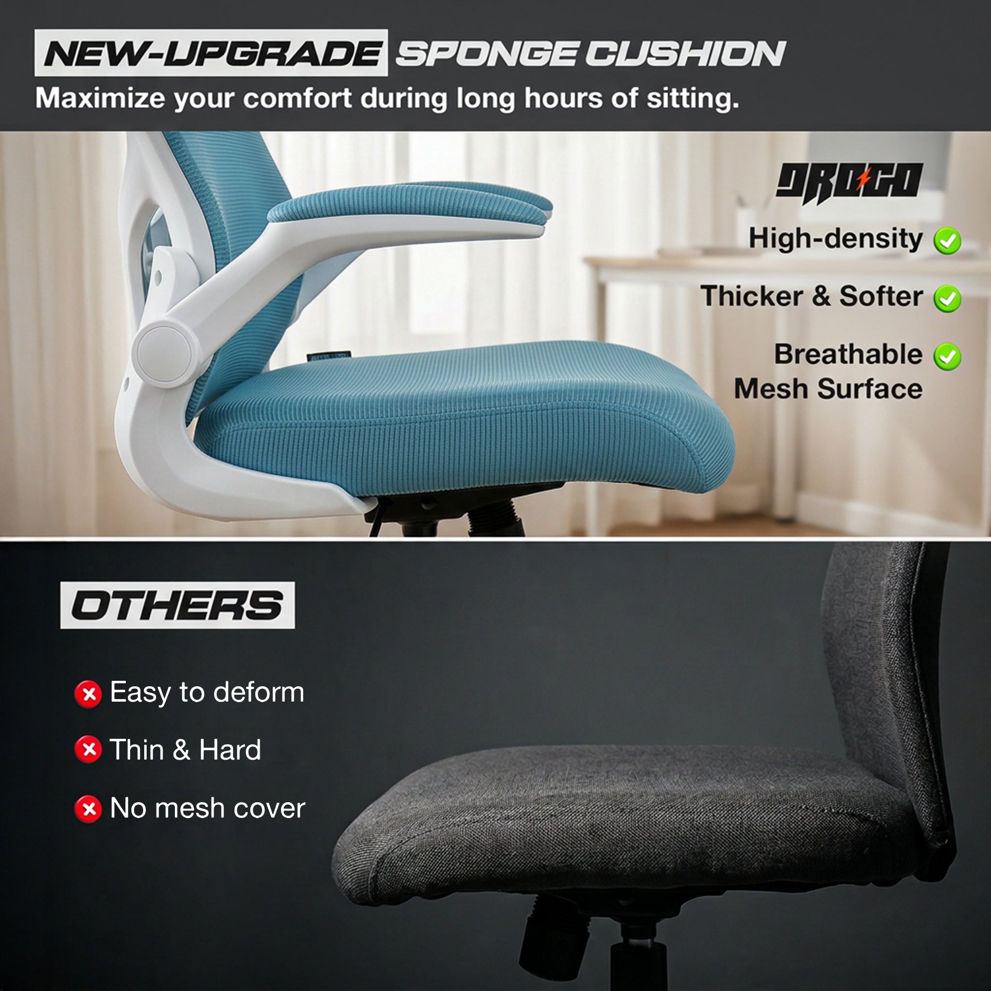 Drogo Marshal Pro Premium Ergonomic Office Chair for Work from Home