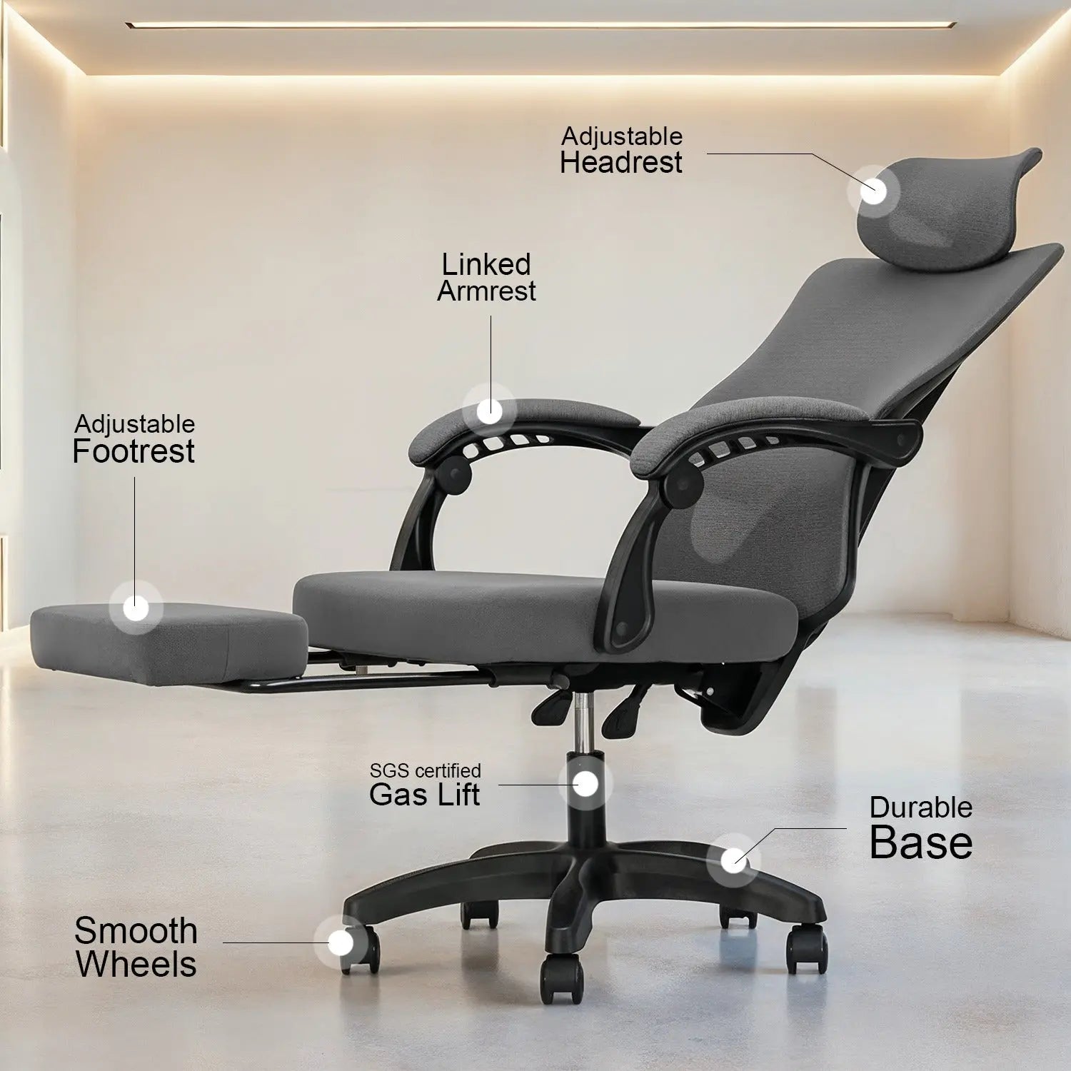Drogo Flexo Ergonomic Office Chair For Work From Home With Breathable Mesh Drogo Ergonomics