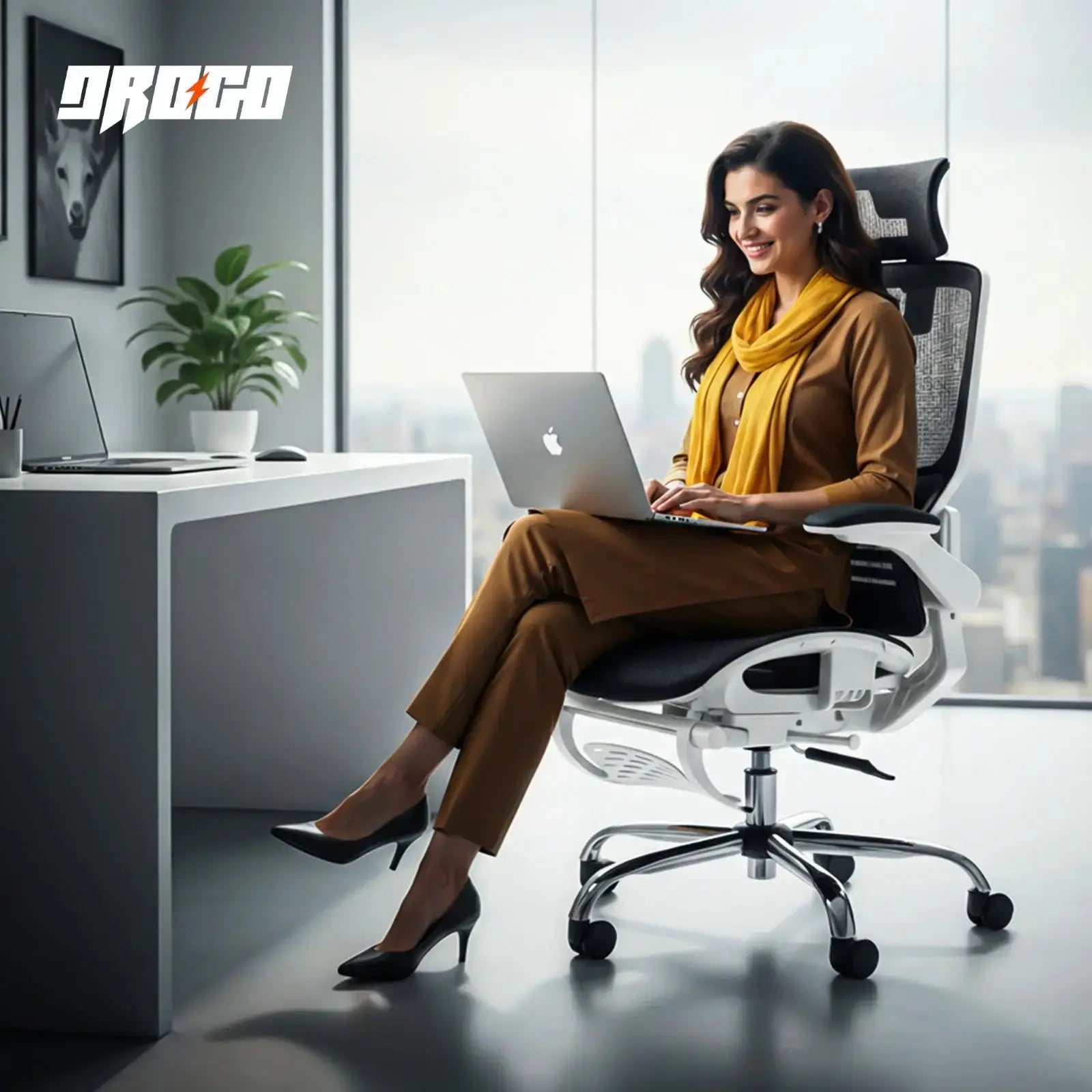 Drogo Ergonex Ergonomic Office Chair For Work From Home With Breathable Mesh Drogo Ergonomics