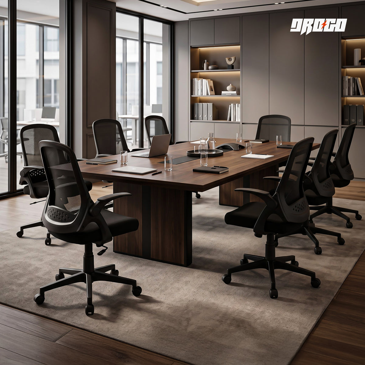 Drogo Zenar Mesh Ergonomic Office Chair for Work & Study