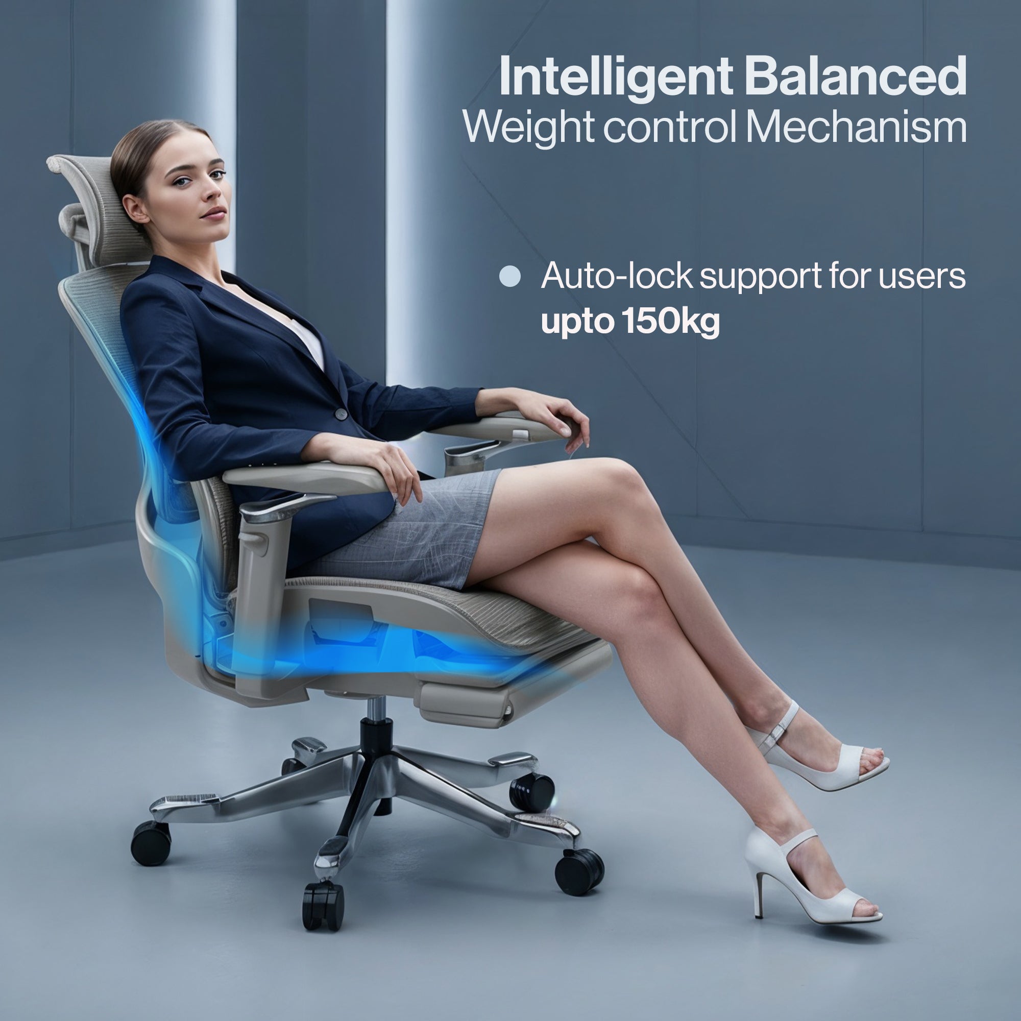 Drogo Flow 360 Ergonomic Office Chair With Patented Flow Technology & Cable Mechanism