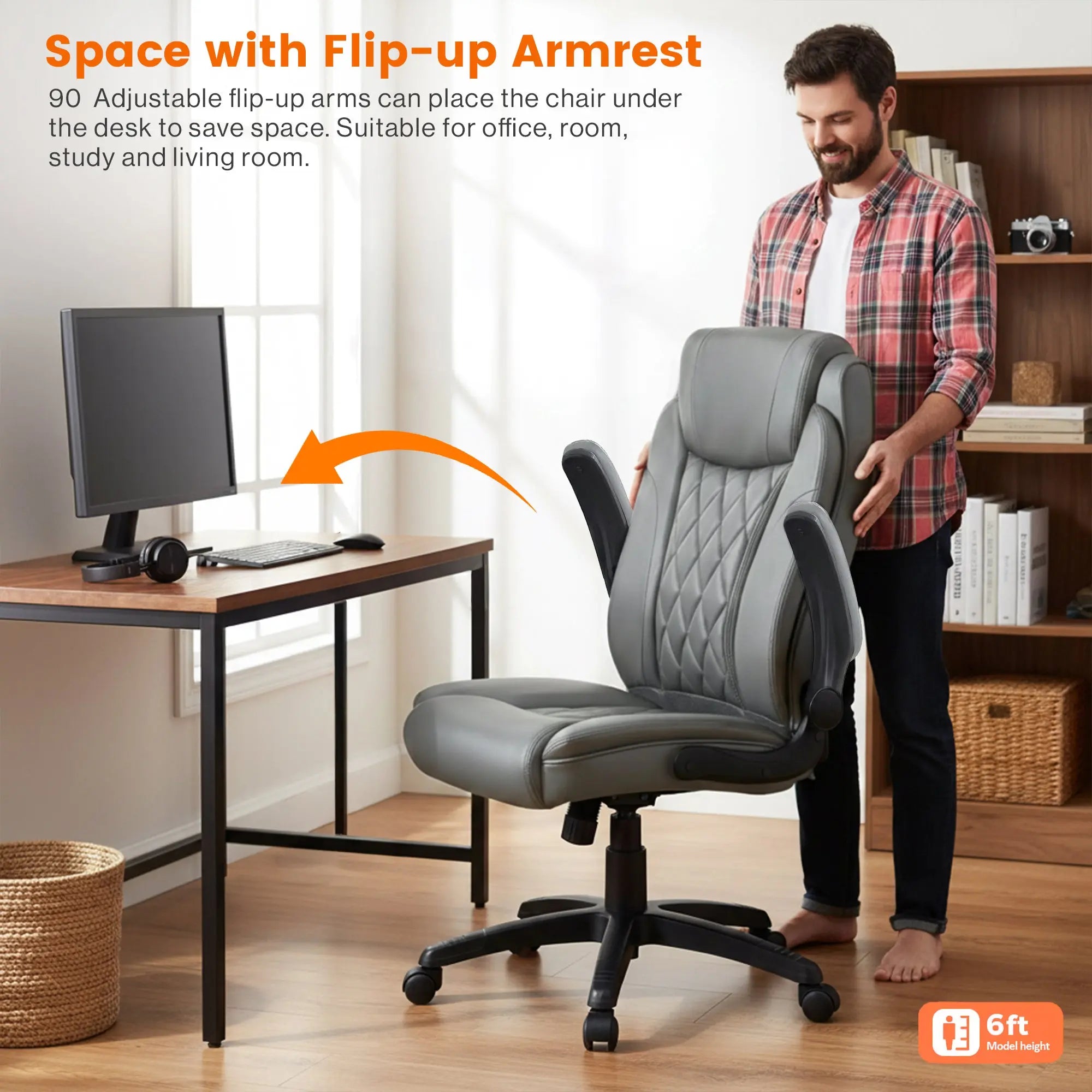 Drogo Dominus Ergonomic Leather Office Chair Drogo India