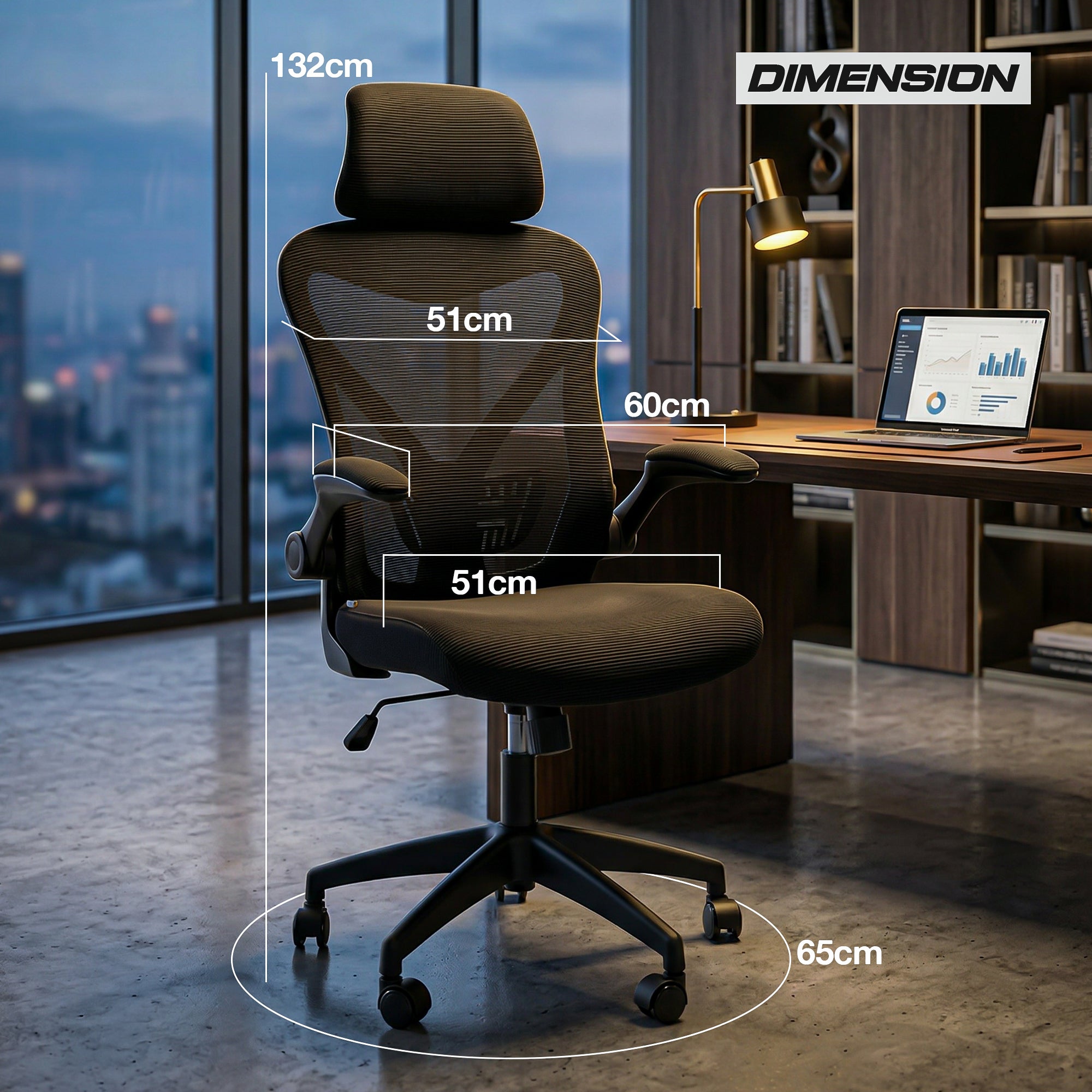 Drogo Marshal Pro Premium Ergonomic Office Chair for Work from Home