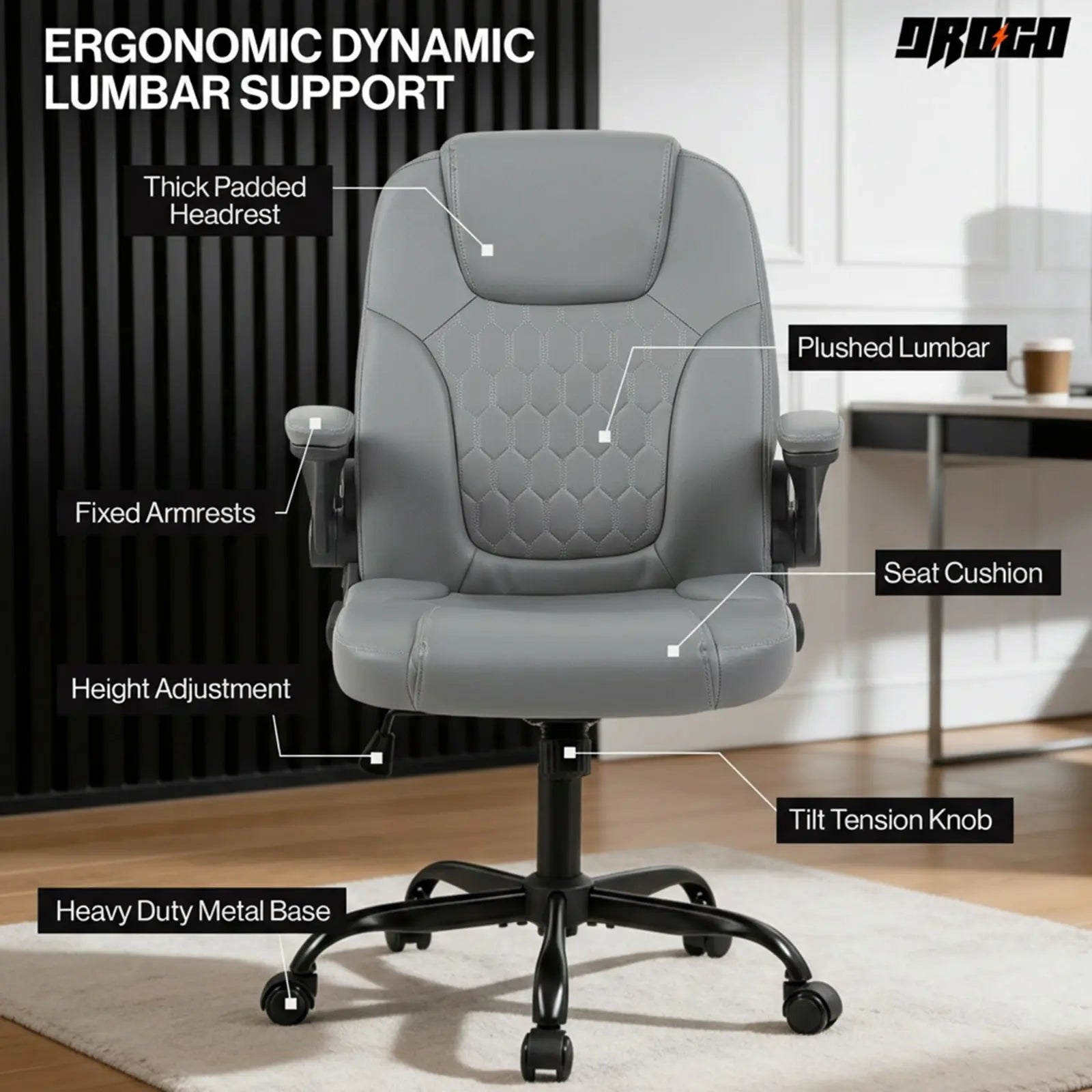 Drogo Aurum Ergonomic Executive Office Chair Drogo India
