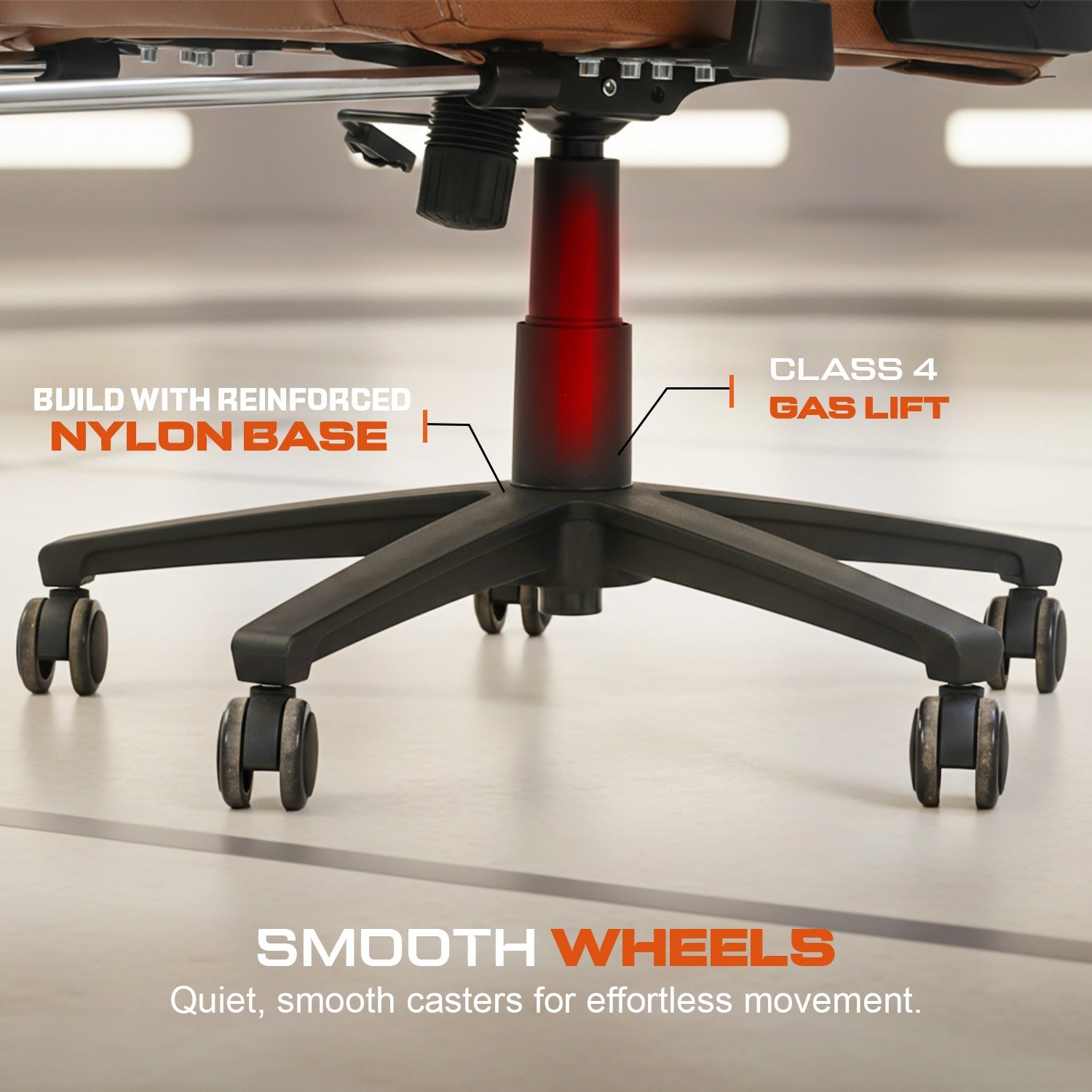 Drogo Titan Forged Ergonomic Gaming Chair with Premium PU Leather Fabric