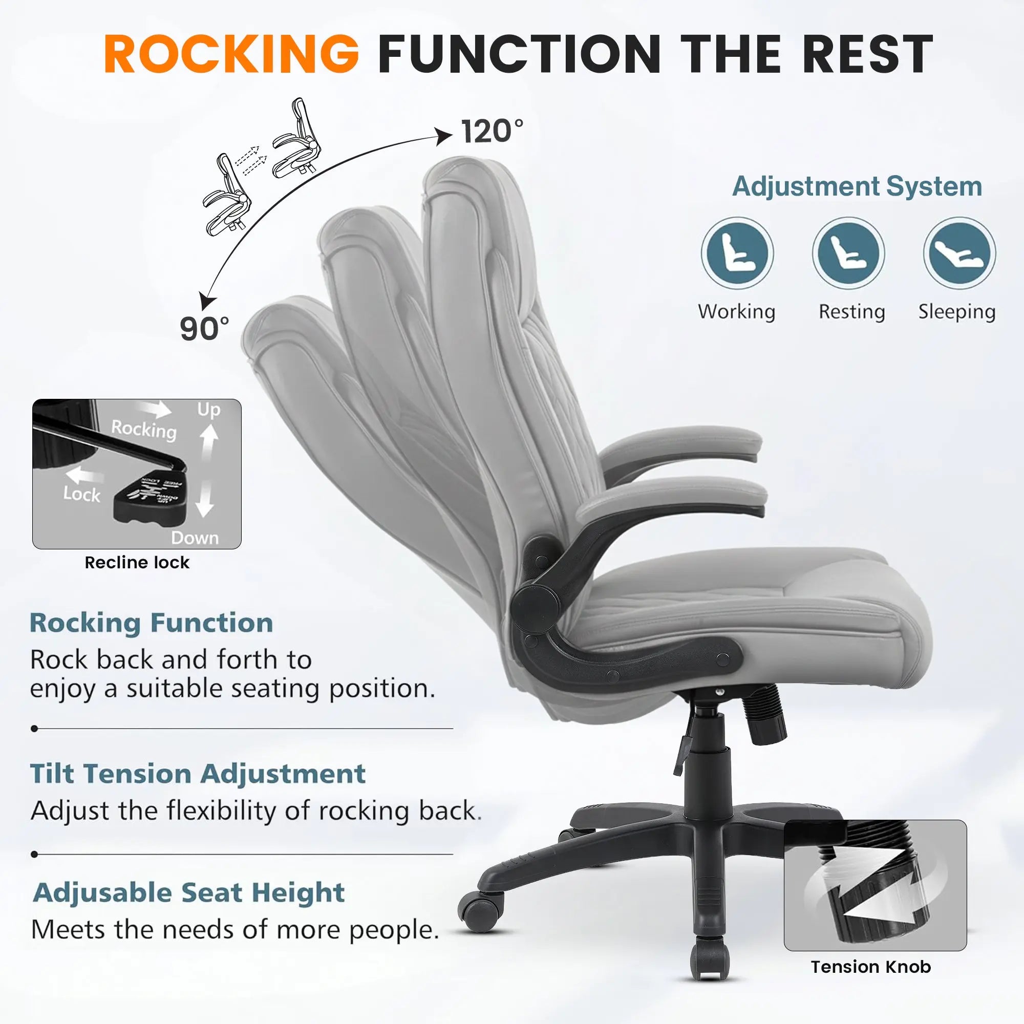 Drogo Dominus Ergonomic Leather Office Chair Drogo India
