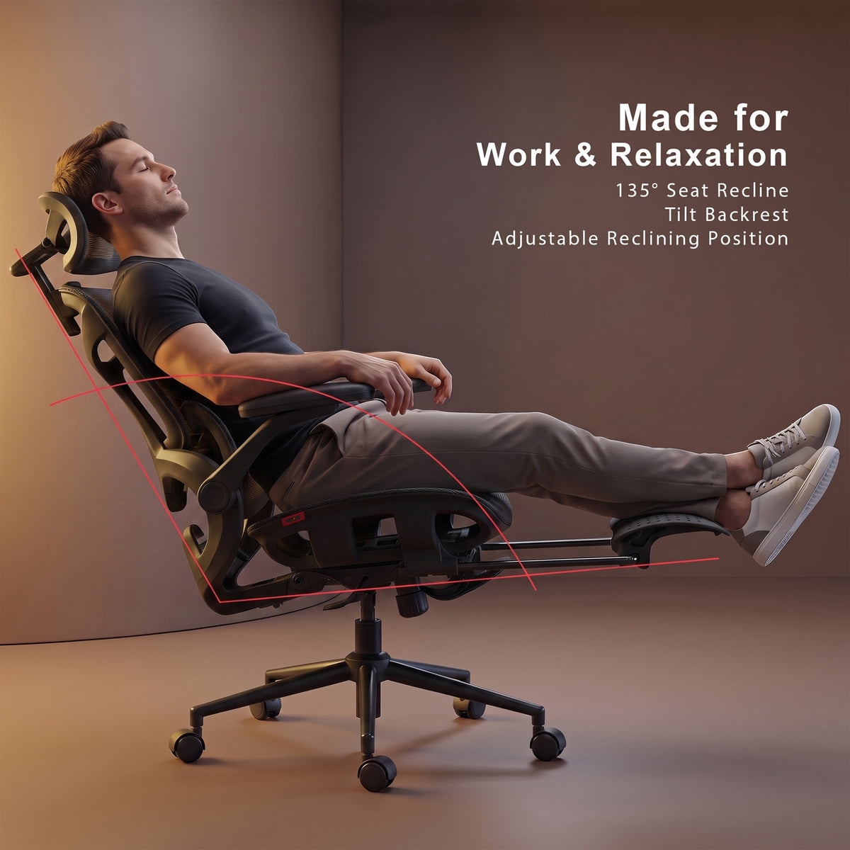 office chair with lumbar support