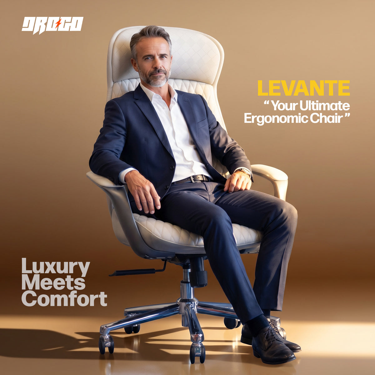 Drogo Levente Premium Ergonomic Office Chair for Work