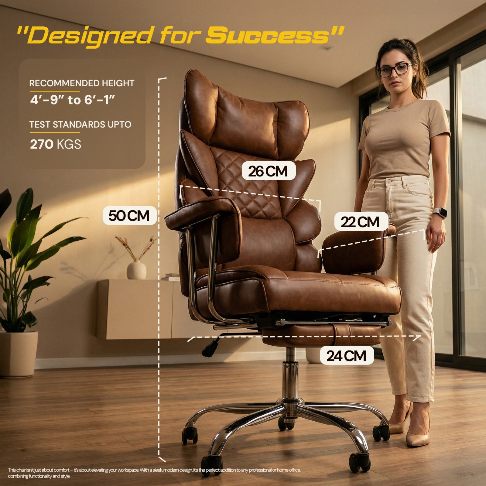 Drogo Monarch X Executive Massage Office Chair with Heat Therapy