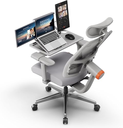 Drogo PosturePro Office Chair with Laptop Tray for Work from Home