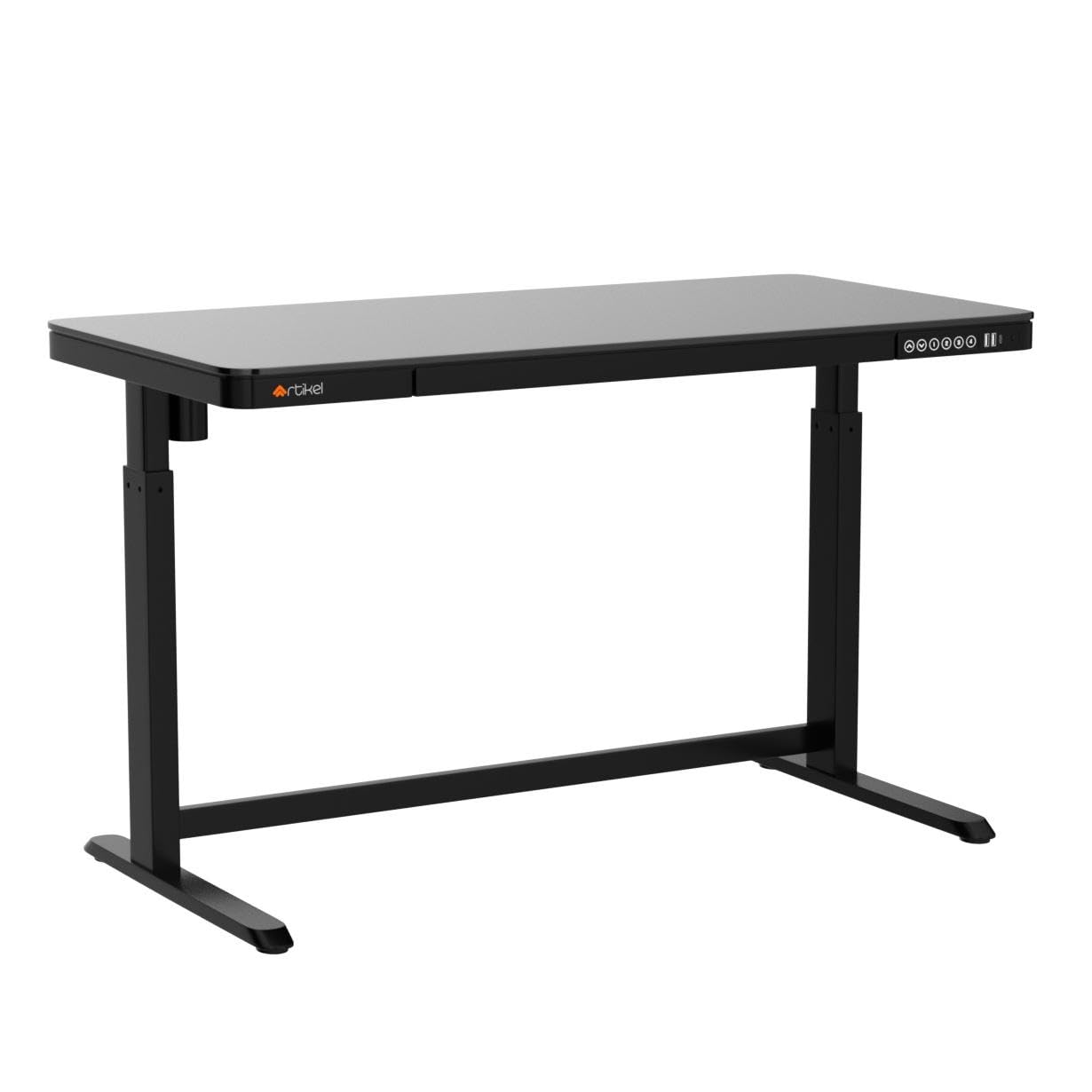 Drogo Artikel Advanced Pro Electric Height Adjustable Table DIY with 3 Year Warranty | Sit Stand Computer Desk 120 X 60 Cm - Black
