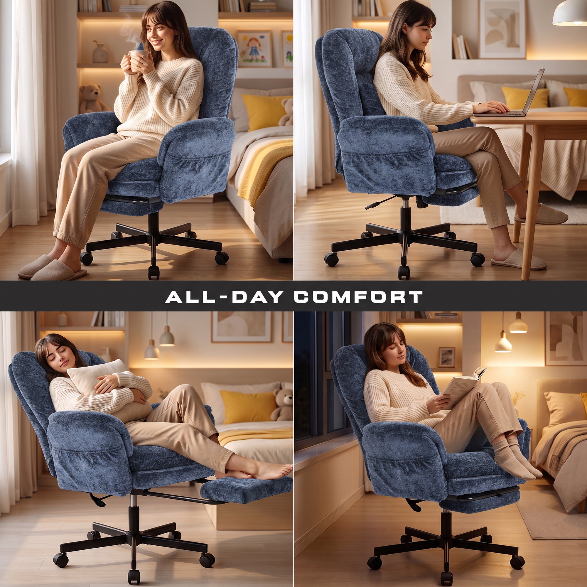 velvet office chair.