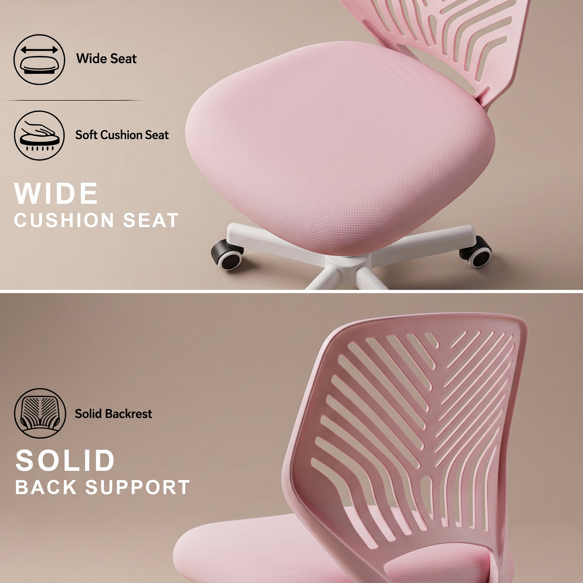 Drogo Ergonomic Small Study Computer Chairs for Girls Boys Teens