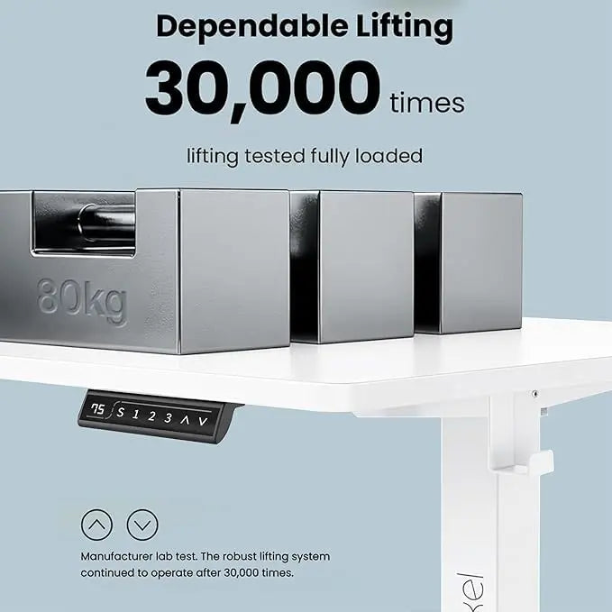 Drogo Artidesk Lite X-Large Electric Height Adjustable Table for Office & Home (160x75cm) Drogo India