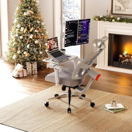 Drogo PosturePro Office Chair with Laptop Tray for Work from Home