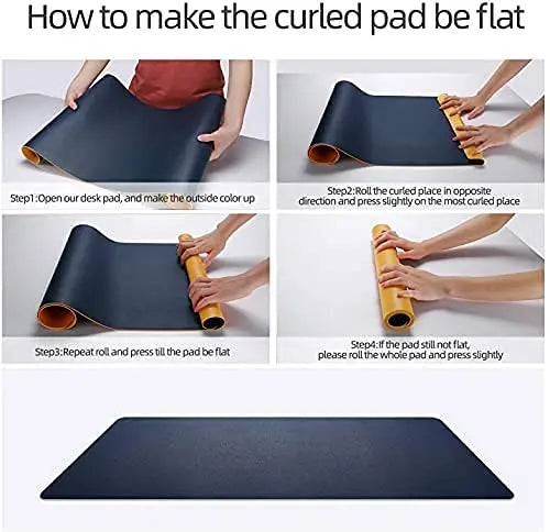 Drogo Dual-Sided Vegan Leather Mouse Pad Desk Mat for Gaming Mouse Pad (80x40cm) Galaxy Incorporation