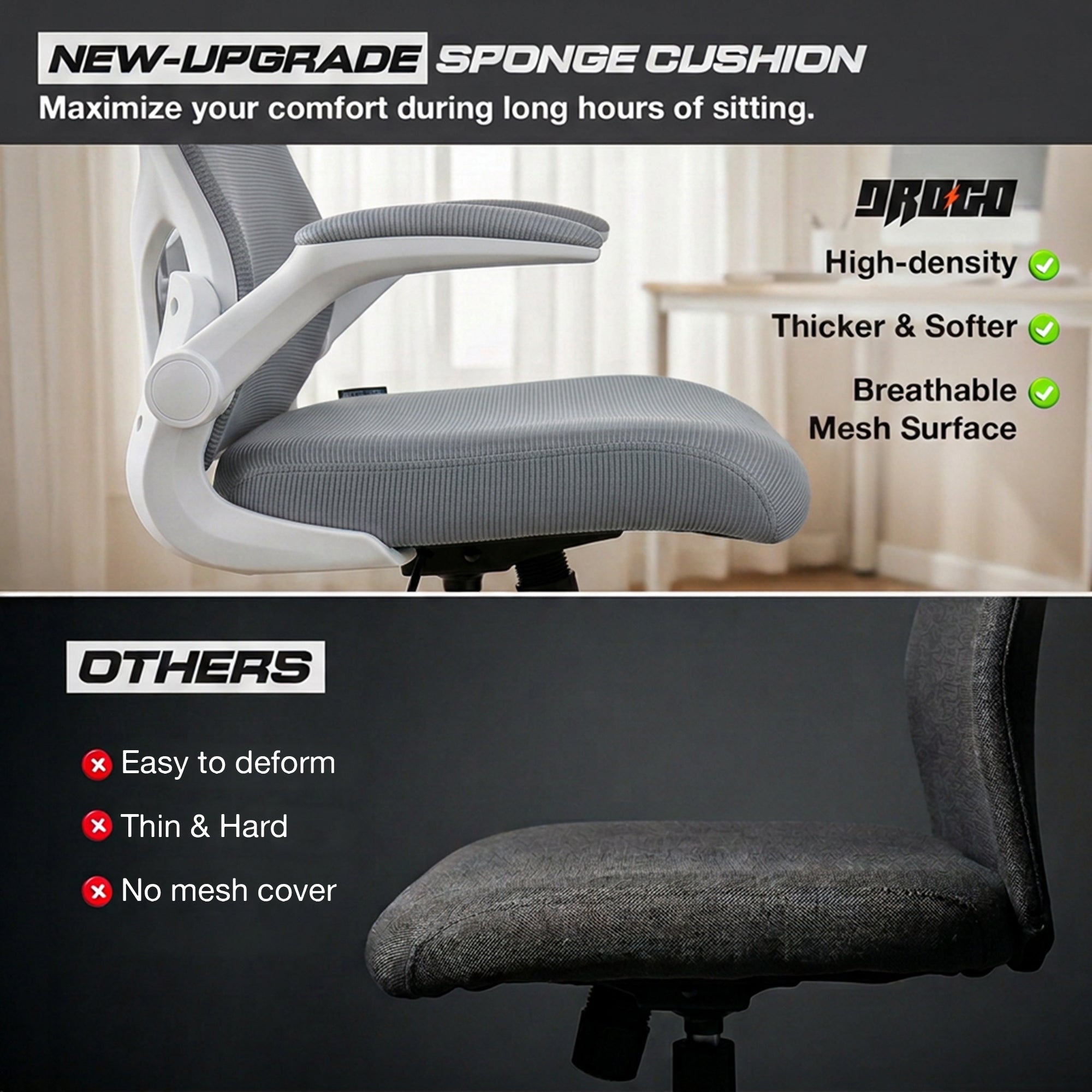 Drogo Marshal Pro Premium Ergonomic Office Chair for Work from Home