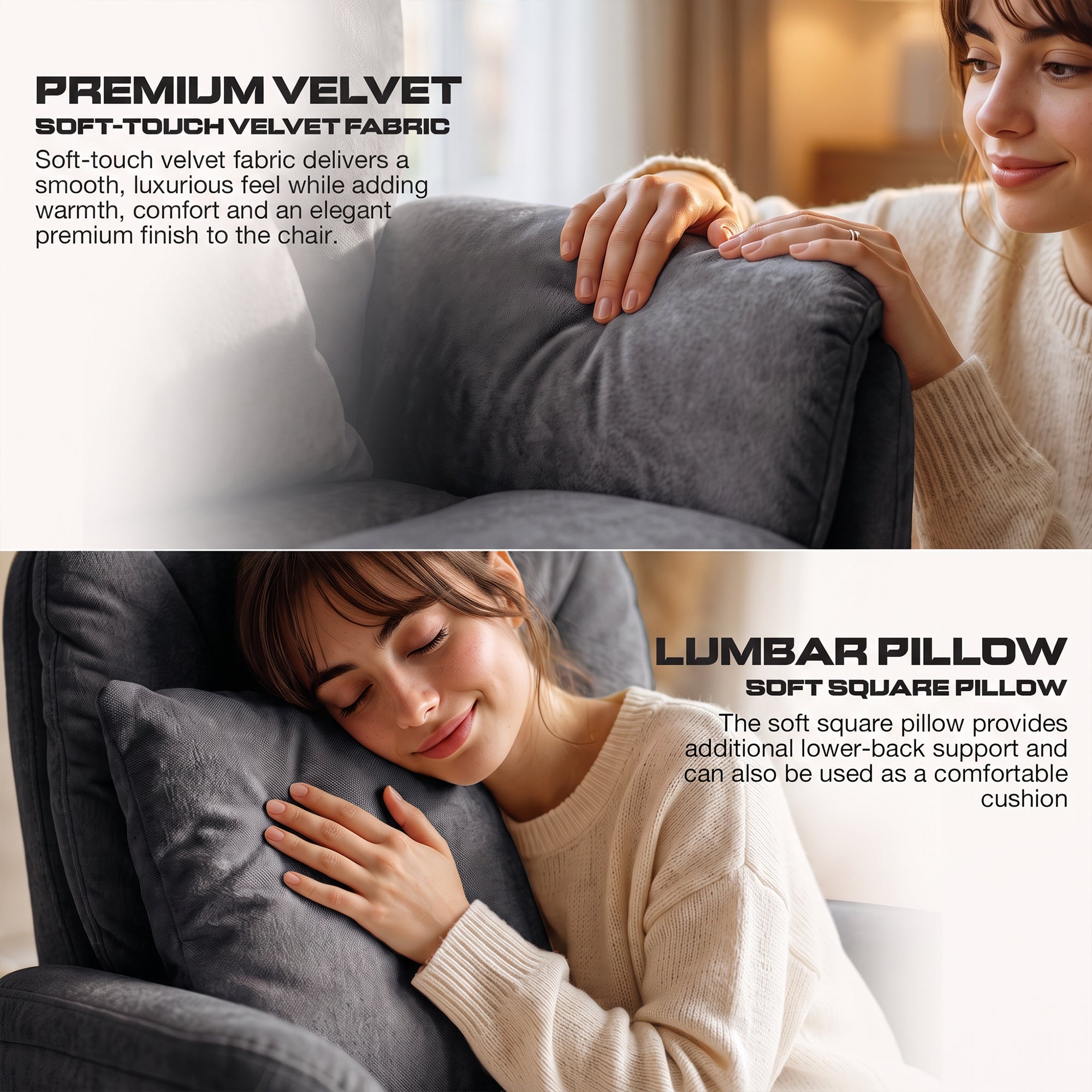 office chair with lumbar support.