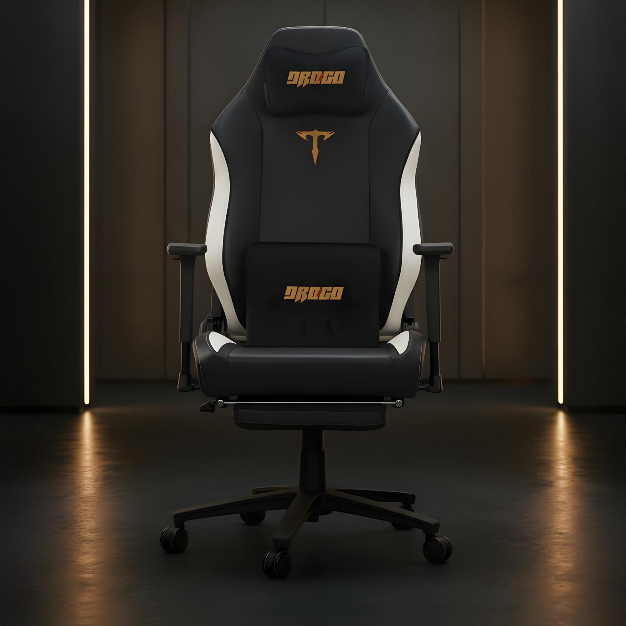 Drogo Titan Leto Ergonomic Gaming Chair with Hybrid Leatherette Fabric