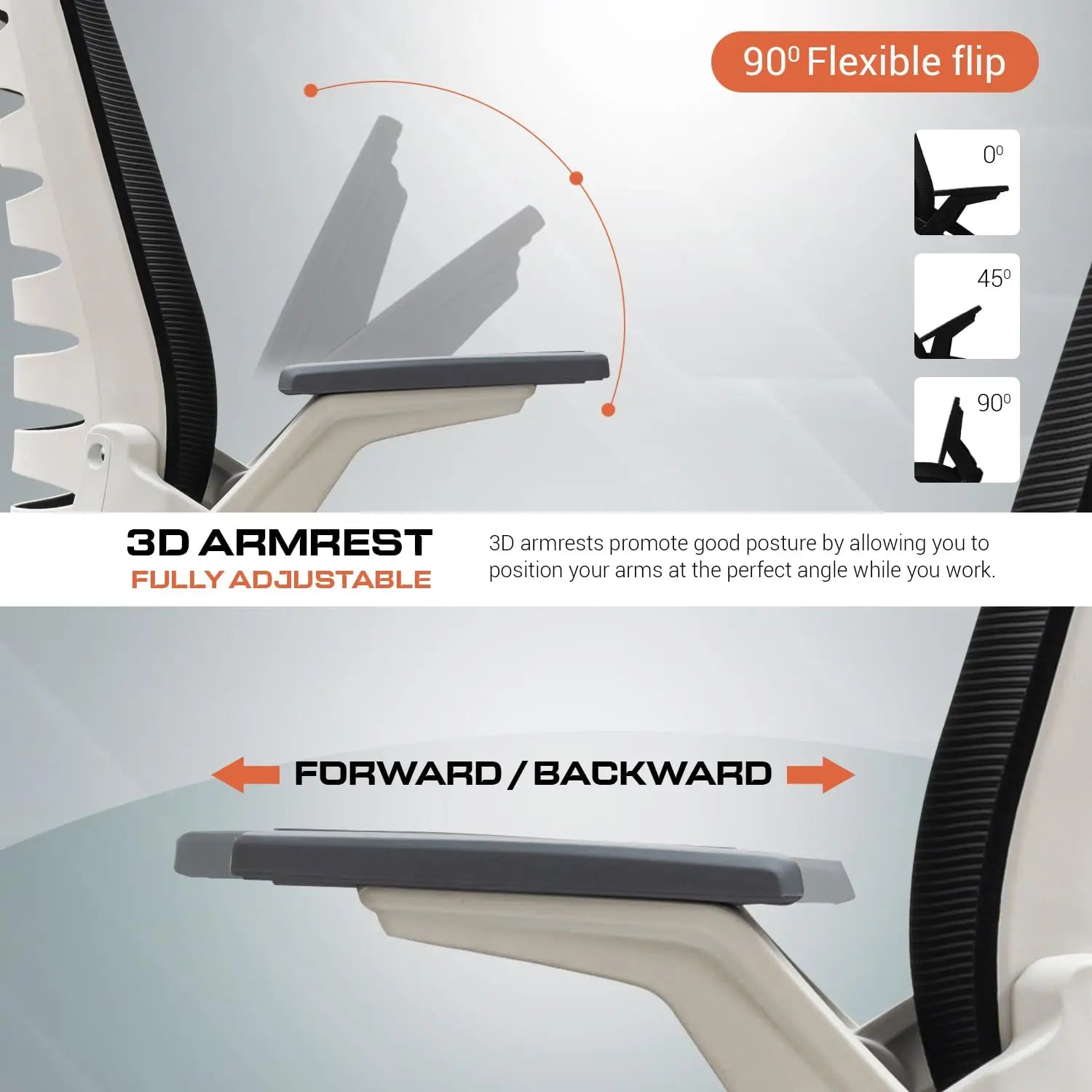 Drogo PrimeComfort Ergonomic Office Chair for Work from Home, Computer Chair with Adjustable Seat Height Galaxy Incorporation