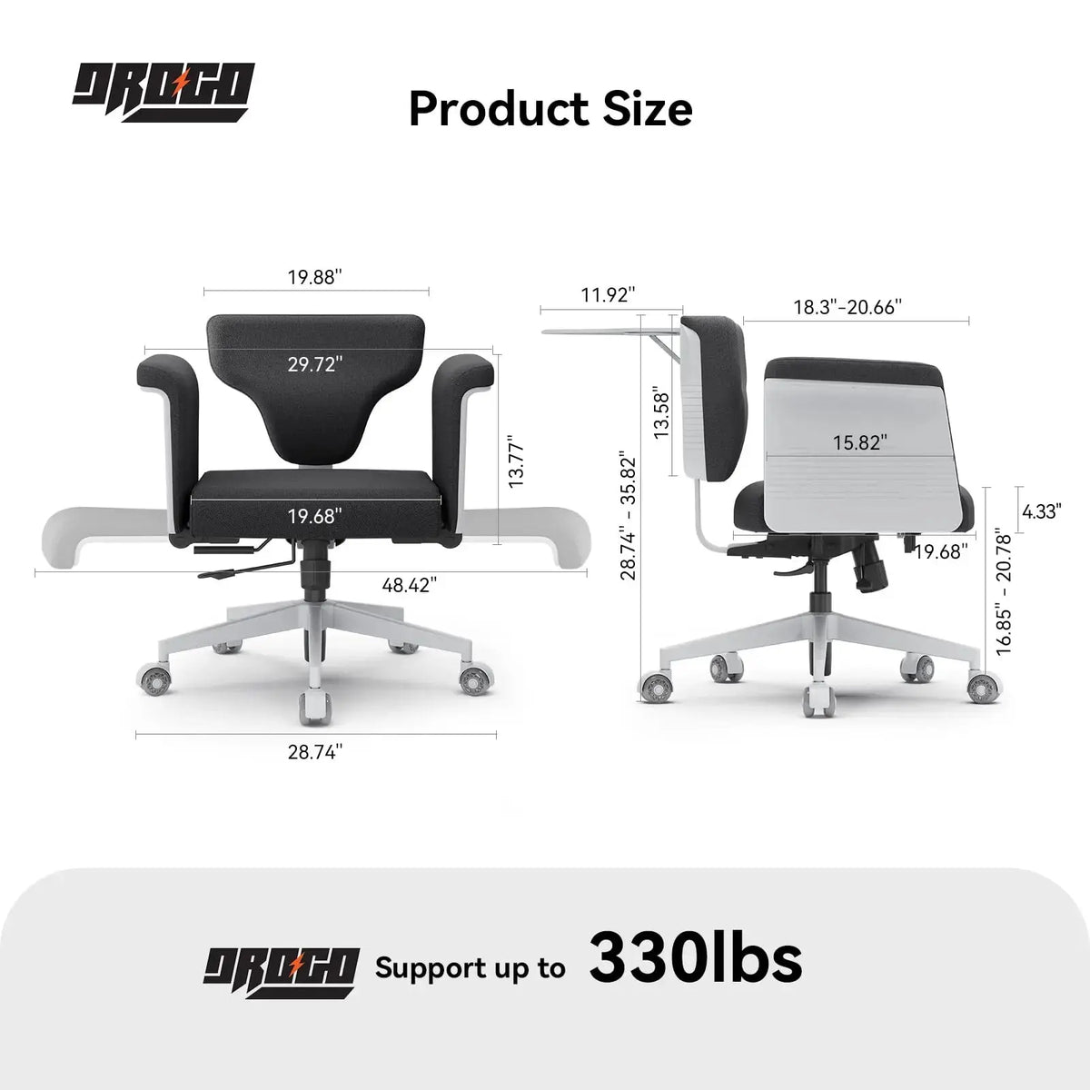 Drogo Freedom-X Multi-Position Cross Legged Office Chair Drogo India