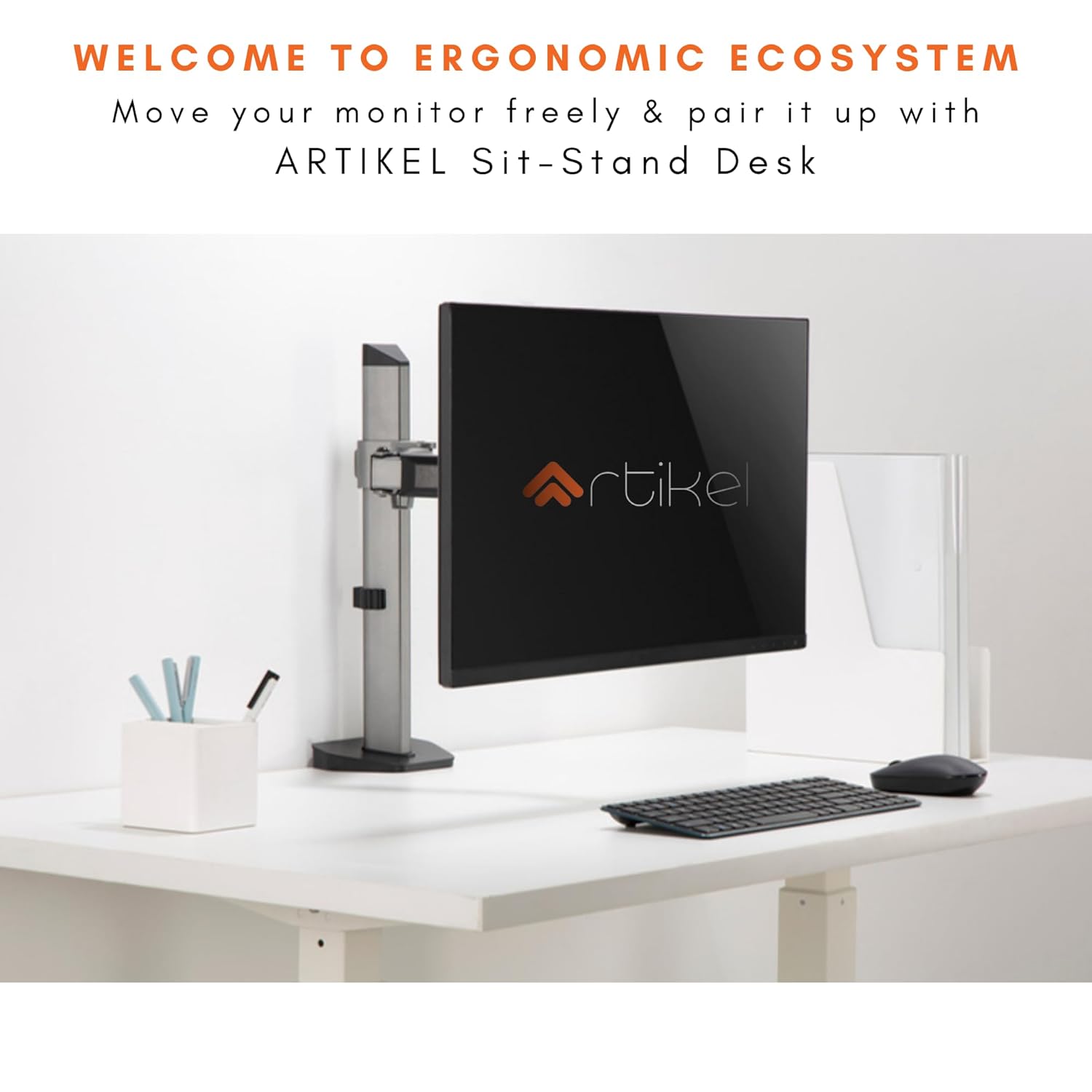 single monitor desk mount