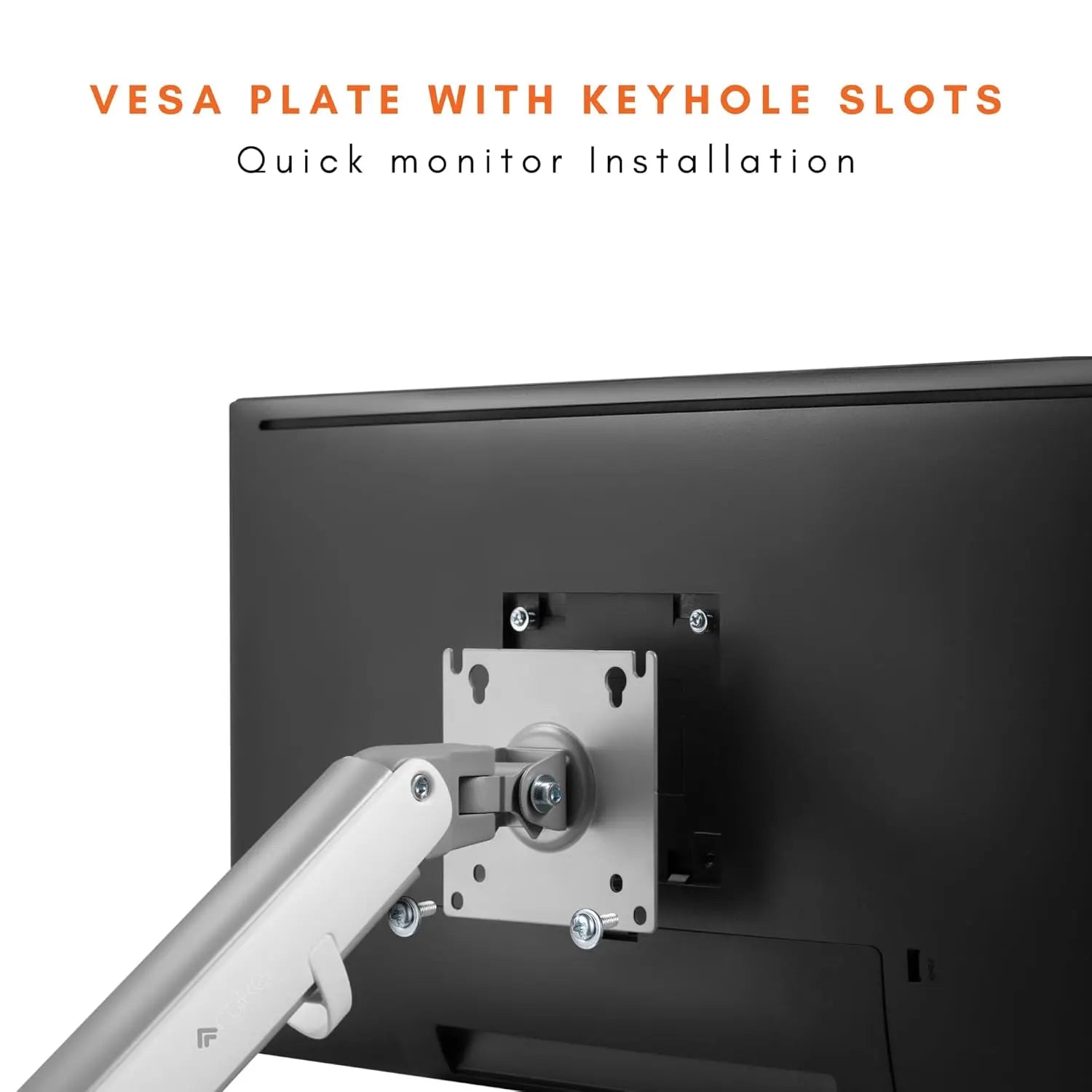 Drogo Monitor Arm VESA Mount with C Clamp Grommet Mounting Base Computer Monitor Stand Drogo India