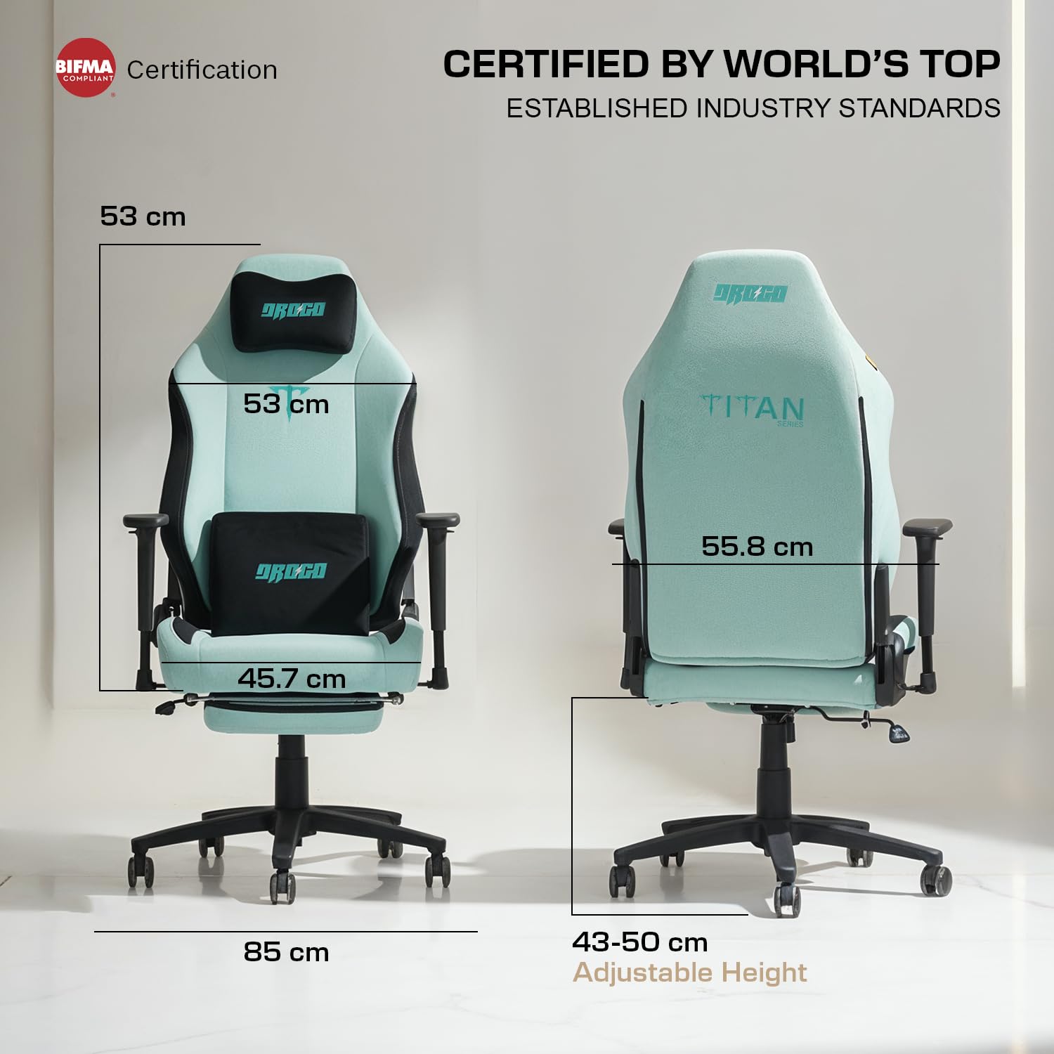 Drogo Titan Ultra Ergonomic Gaming Chair with Soft Weave Mesh Fabric