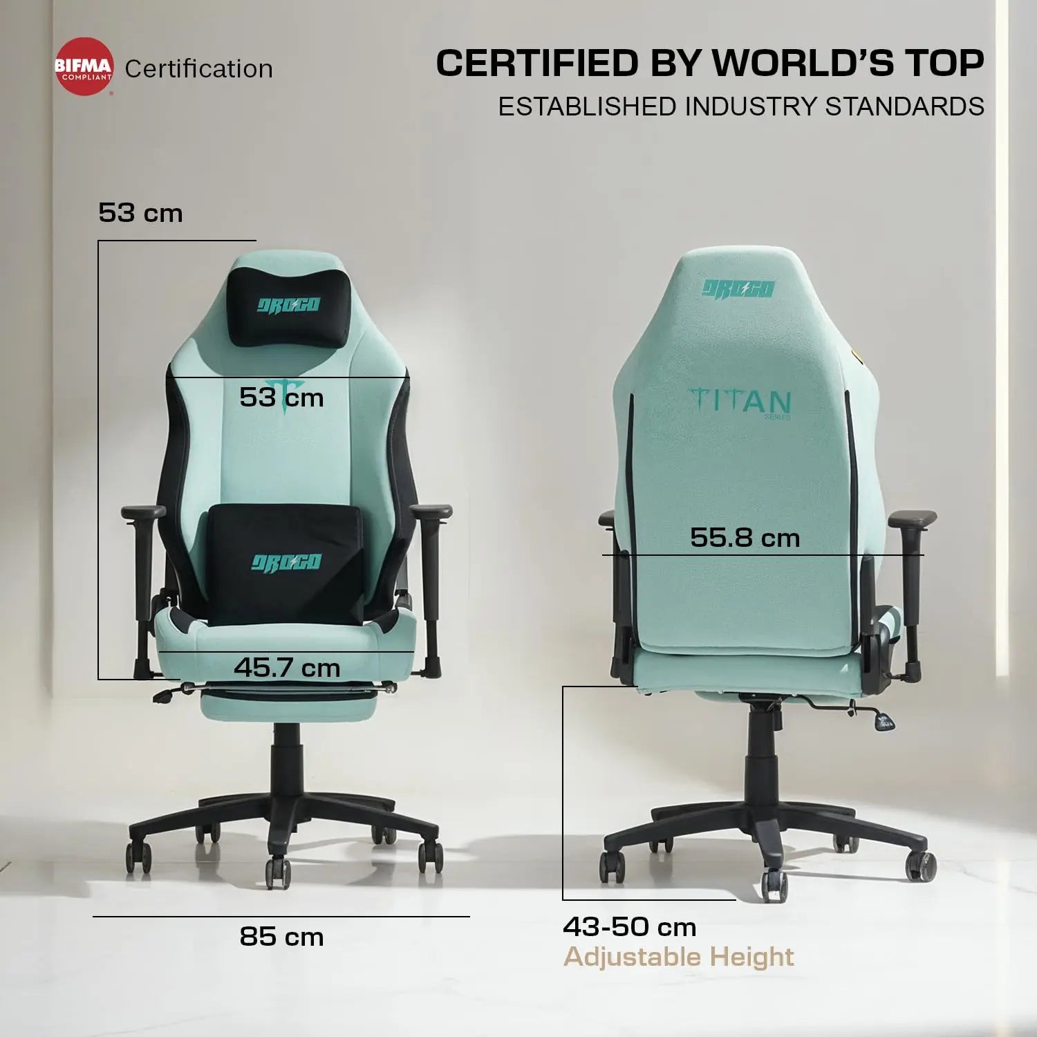 Drogo Titan Ultra Ergonomic Gaming Chair with Soft Weave Mesh Fabric Drogo India