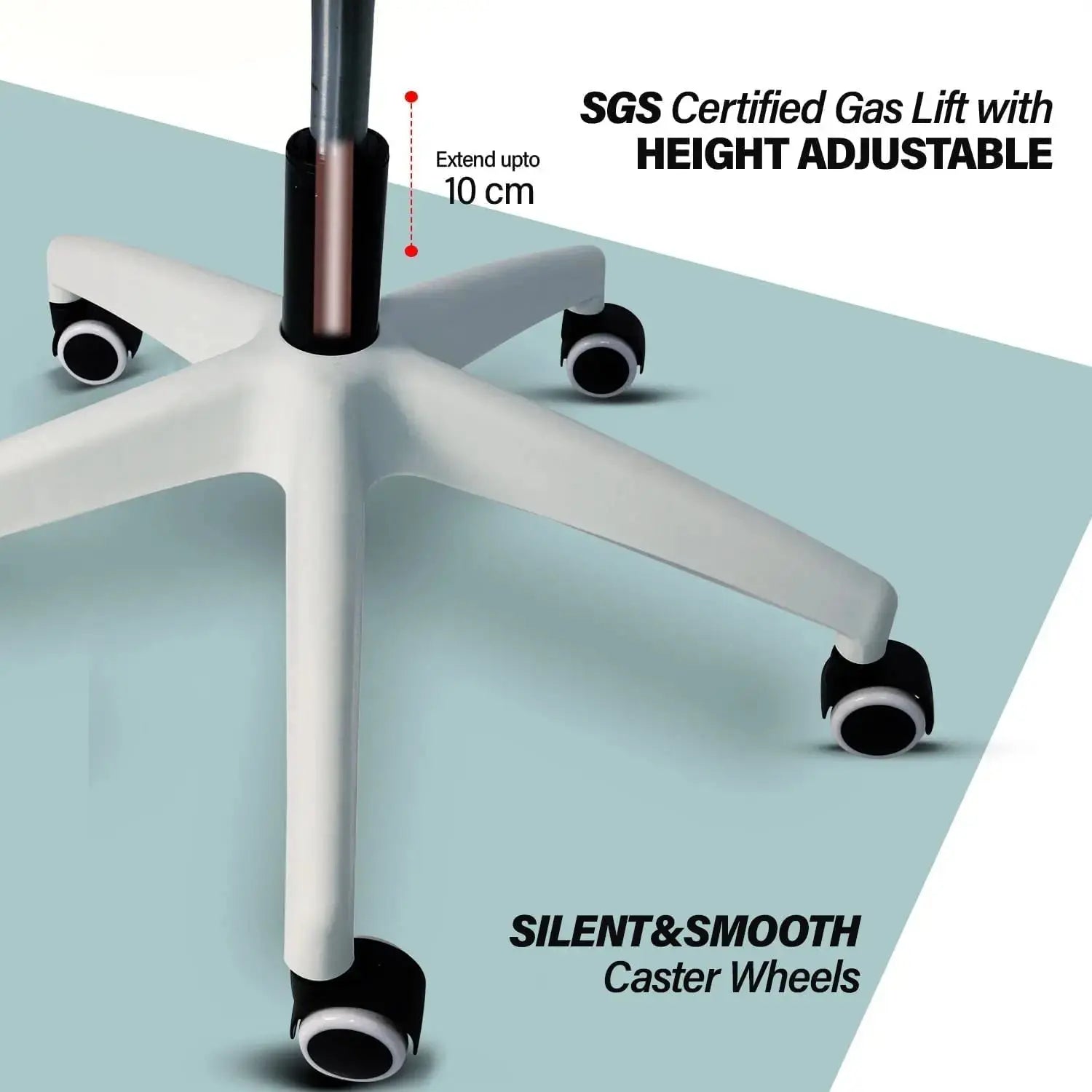 Drogo Marshal Lite Ergonomic Office Chair for Work from Home, High Back Computer Chair Galaxy Incorporation
