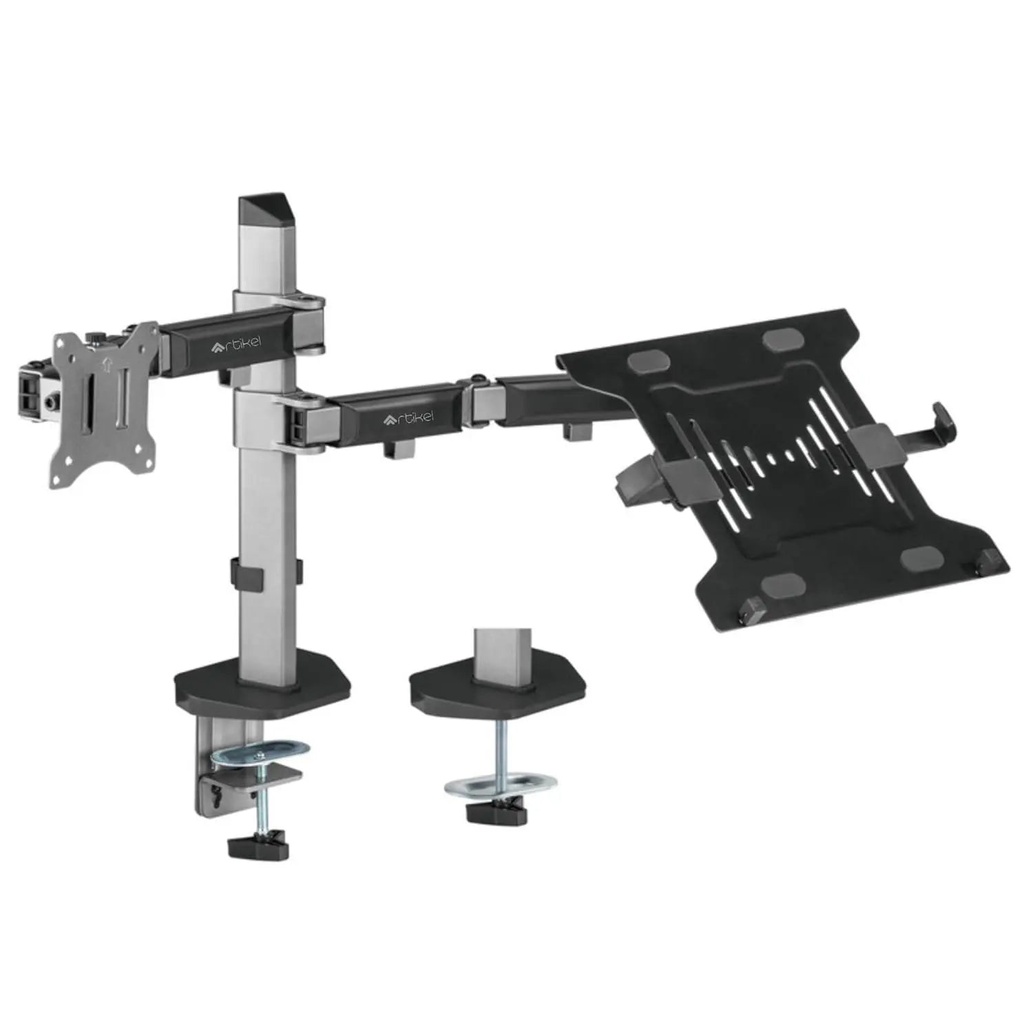 DROGO ARTIKEL Laptop & Monitor Mount | VESA, C-Clamp & Grommet | Fits 32 inch Screens Drogo Ergonomics