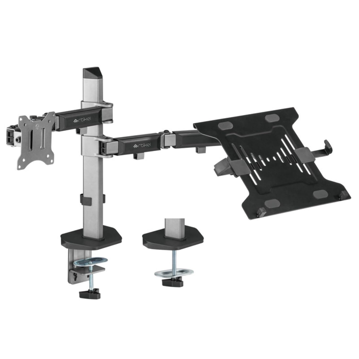 laptop+monitor desk mount