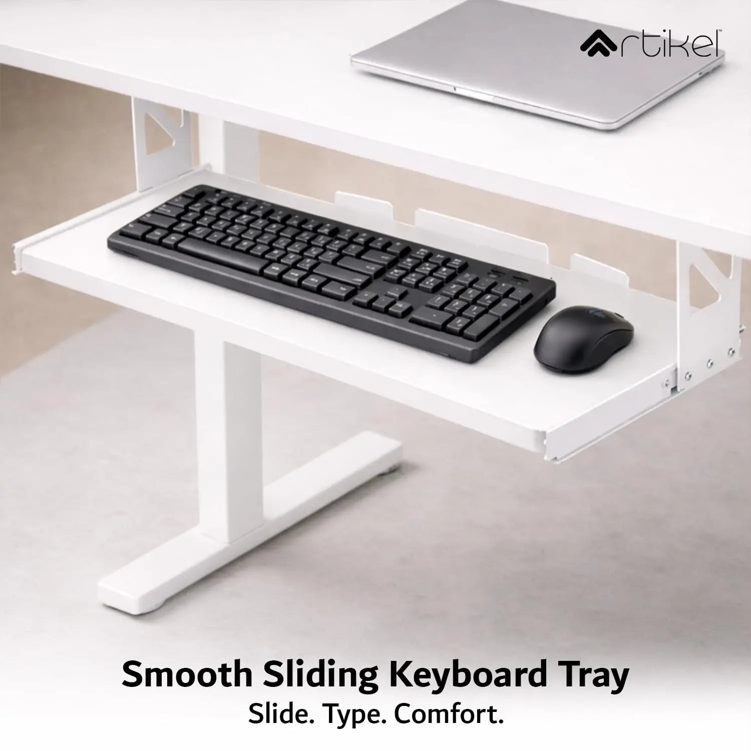 Drogo XX-Large Electric Height Adjustable Table for Office Work with Keyboard Tray Sit Stand Gaming Desk (160x75cm) Drogo India