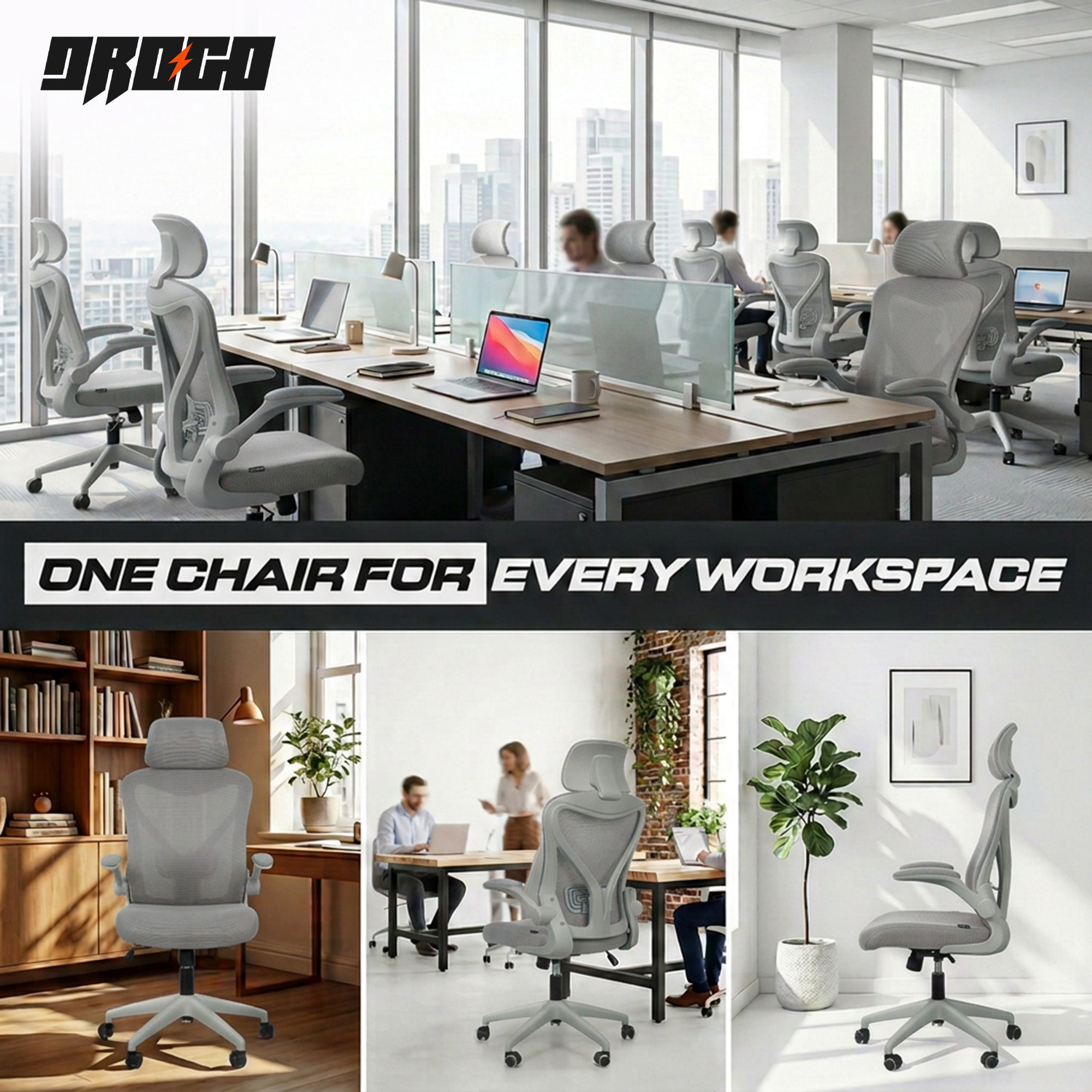 Drogo Marshal Pro Premium Ergonomic Office Chair for Work from Home