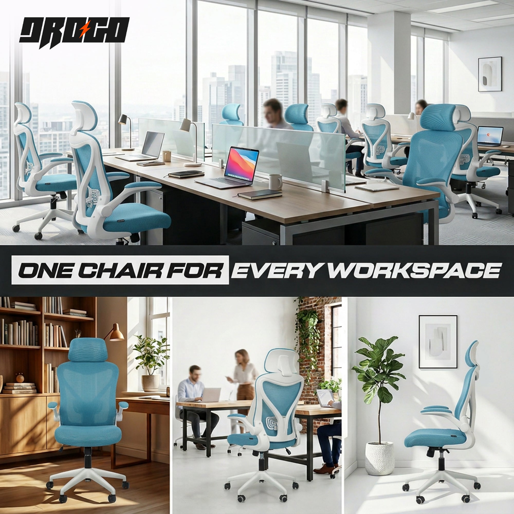 Drogo Marshal Pro Premium Ergonomic Office Chair for Work from Home