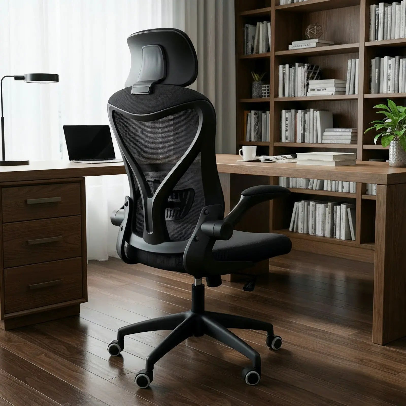 Drogo Marshal Pro Premium Ergonomic Office Chair for Work from Home, Flip-up Armrest Galaxy Incorporation