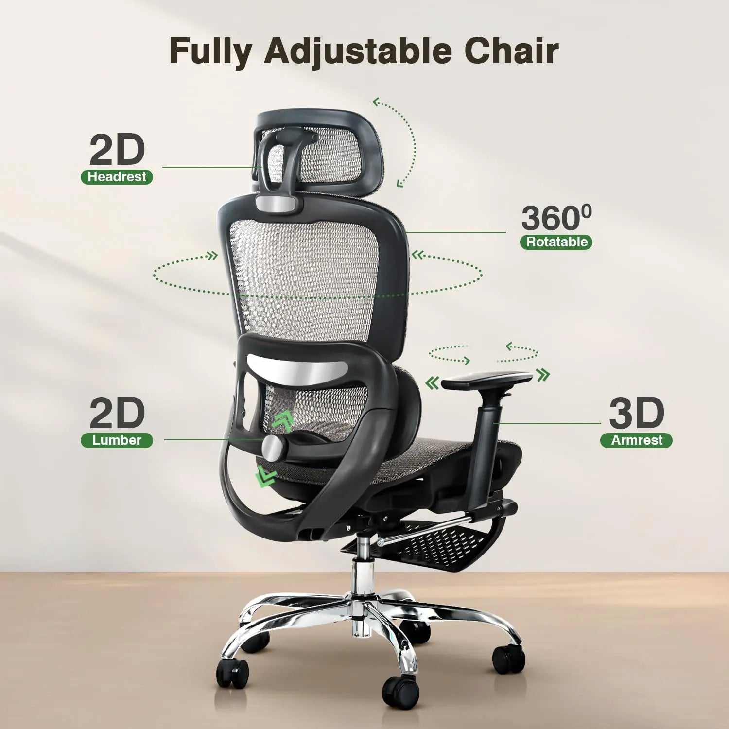 Drogo ProFlex Ergonomic Office Chair for Work from Home Galaxy Incorporation